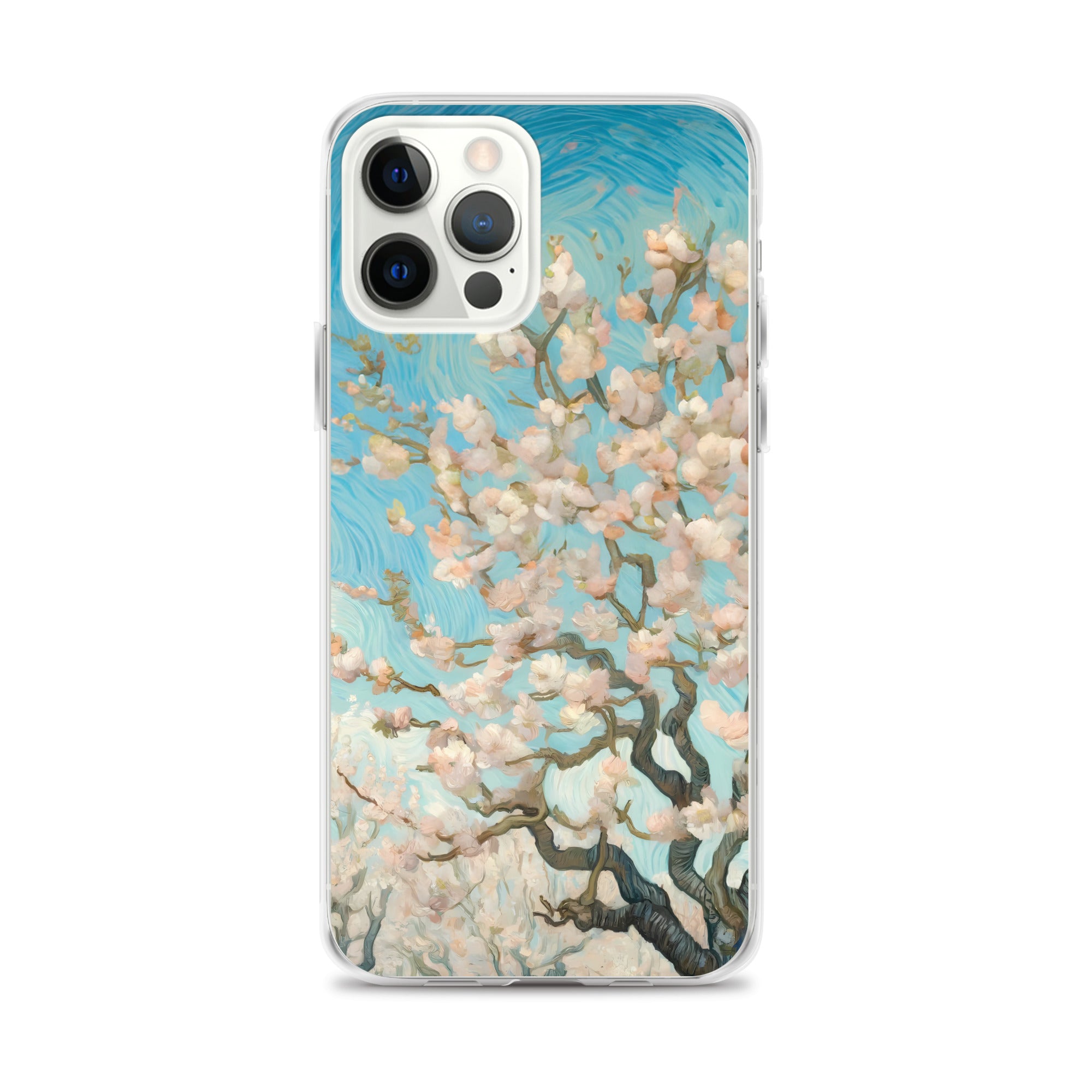Vincent van Gogh „Blühender Obstgarten“, berühmtes Gemälde, iPhone®-Hülle | Transparente Kunsthülle für iPhone®