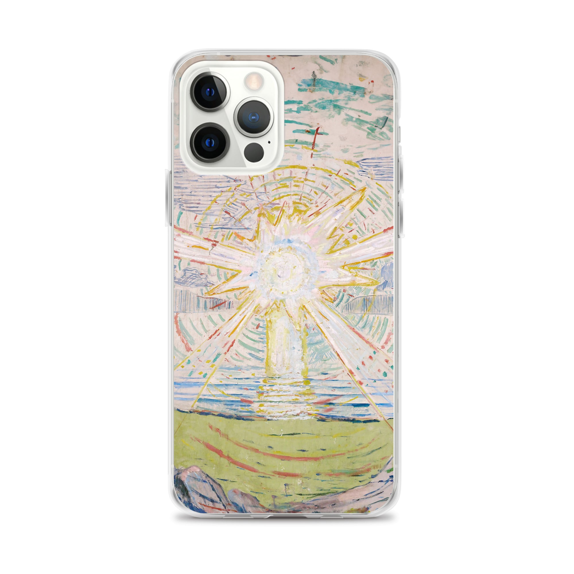 Edvard Munch 'The Sun' Famous Painting iPhone® Case | Clear Art Case for iPhone®