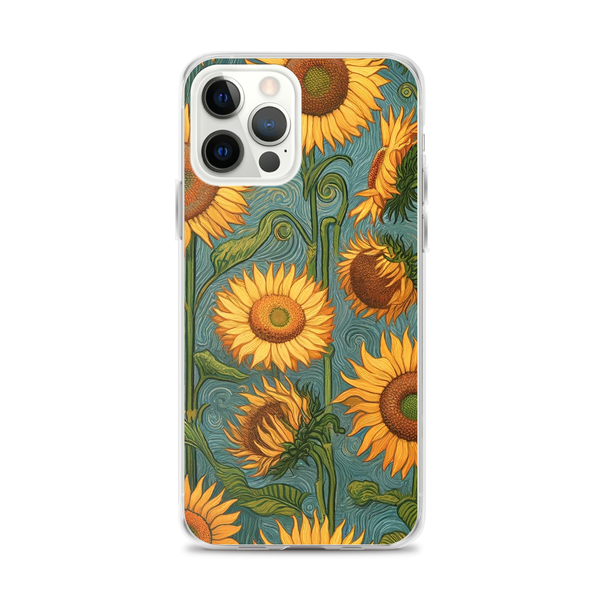 Vincent van Goghs berühmtes Gemälde „Sonnenblumen“ – iPhone®-Hülle | Transparente Kunsthülle für iPhone®