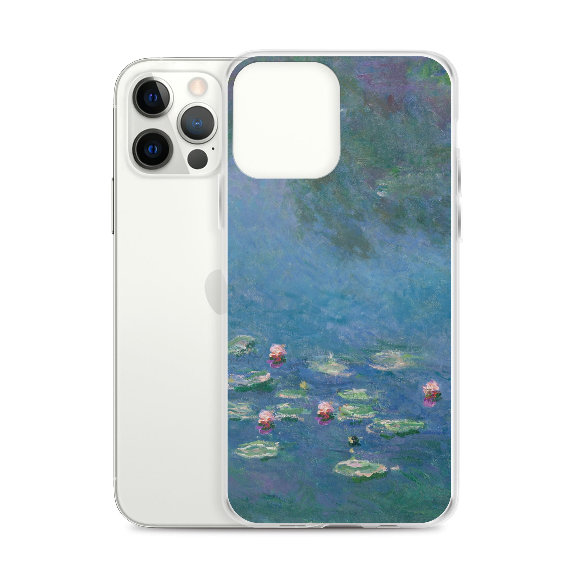 Claude Monet „Seerosen“ Berühmtes Gemälde iPhone® Hülle | Transparente Kunsthülle für iPhone®