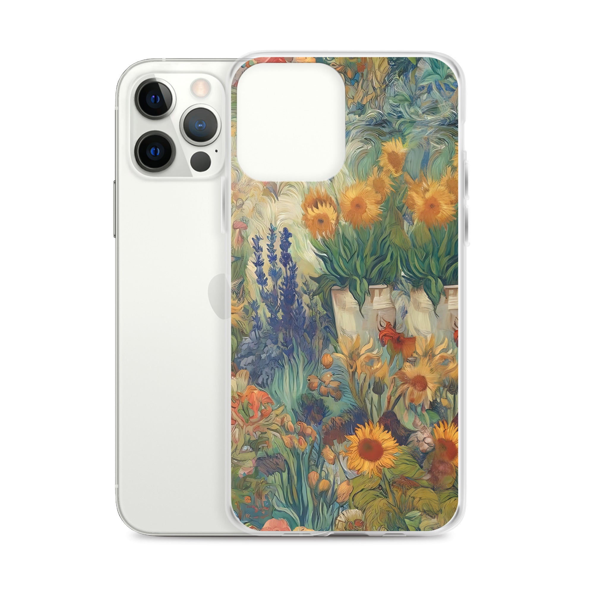 Vincent van Gogh 'Garden at Arles' Famous Painting iPhone® Case | Clear Art Case for iPhone®