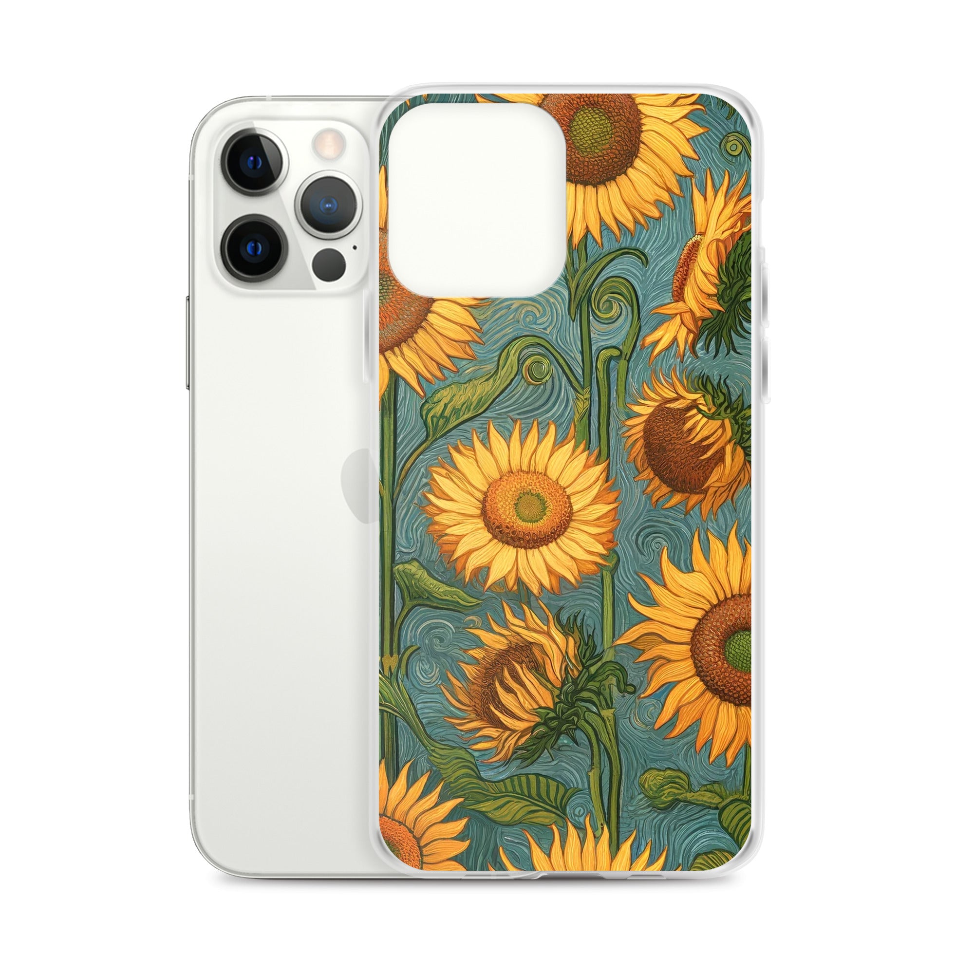 Vincent van Gogh 'Sunflowers' Famous Painting iPhone® Case | Clear Art Case for iPhone®