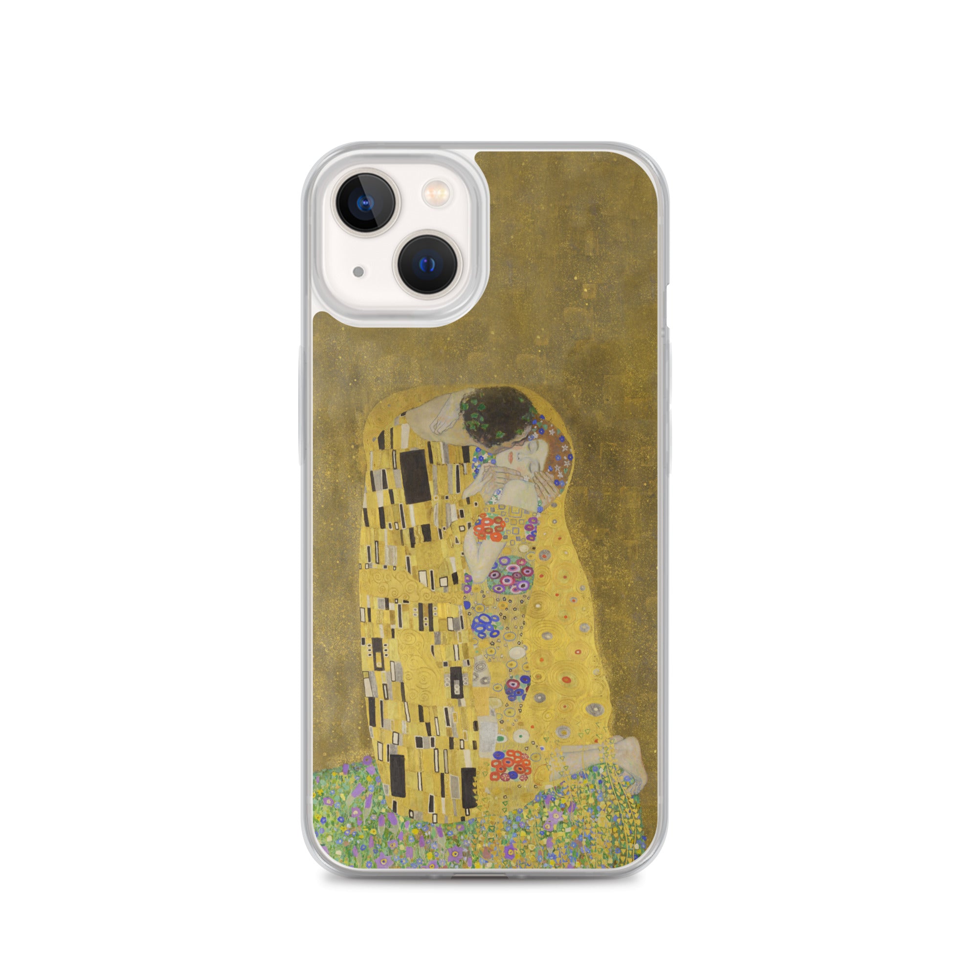Gustav Klimt 'The Kiss' Famous Painting iPhone® Case | Clear Art Case for iPhone®