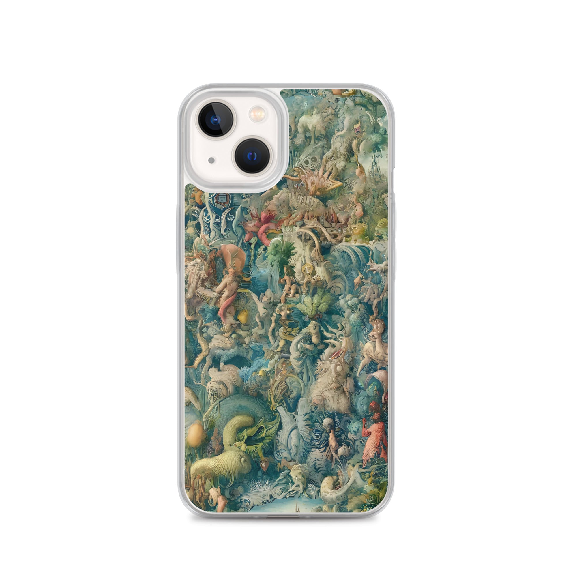 Hieronymus Bosch „Der Garten der Lüste“, berühmtes Gemälde, iPhone®-Hülle | Transparente Kunsthülle für iPhone®