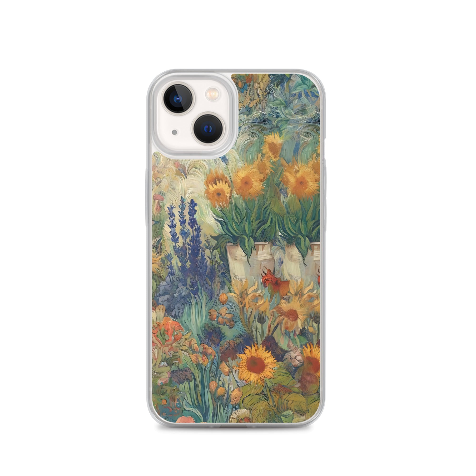 Vincent van Gogh 'Garden at Arles' Famous Painting iPhone® Case | Clear Art Case for iPhone®