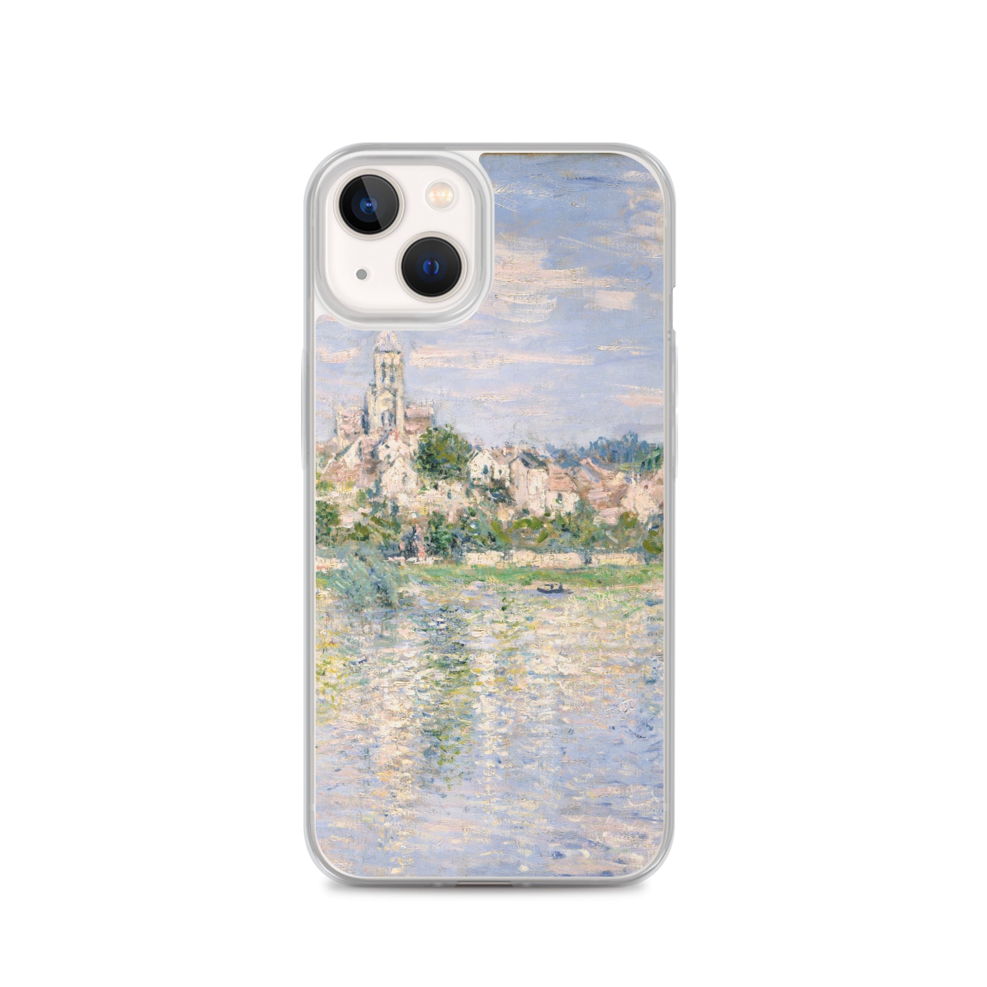 Claude Monet 'Vetheuil in Summer' Famous Painting iPhone® Case | Clear Art Case for iPhone®