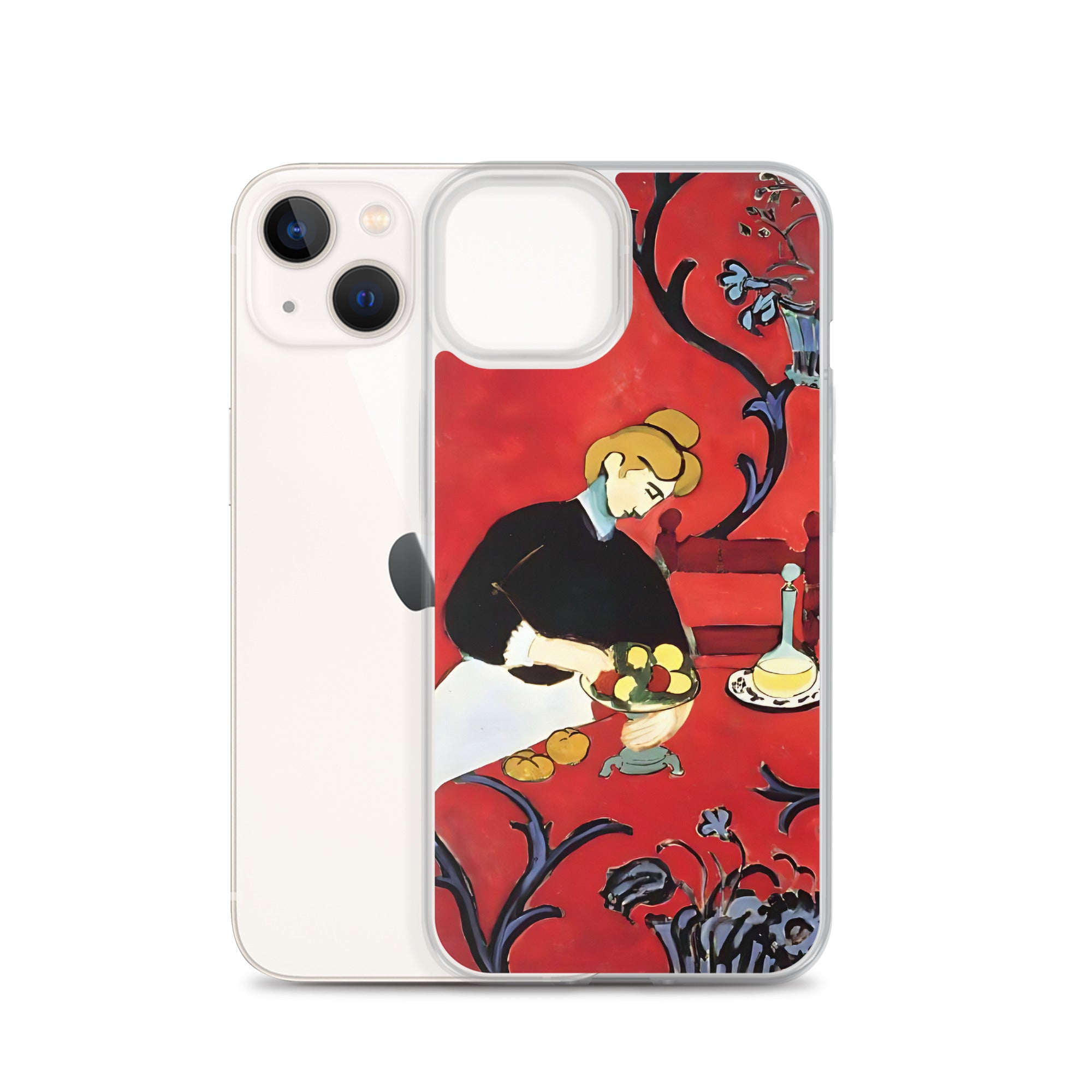 Henri Matisse „Das rote Zimmer“ – berühmtes Gemälde – iPhone®-Hülle | Transparente Kunsthülle für iPhone®