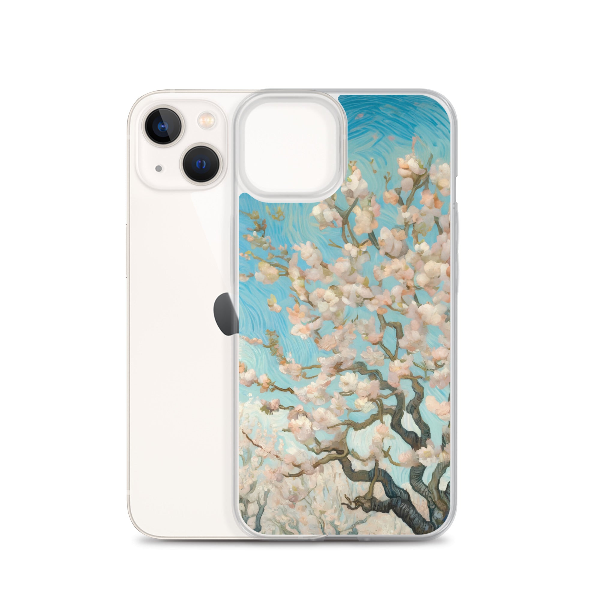 Vincent van Gogh 'Orchard in Blossom' Famous Painting iPhone® Case | Clear Art Case for iPhone®