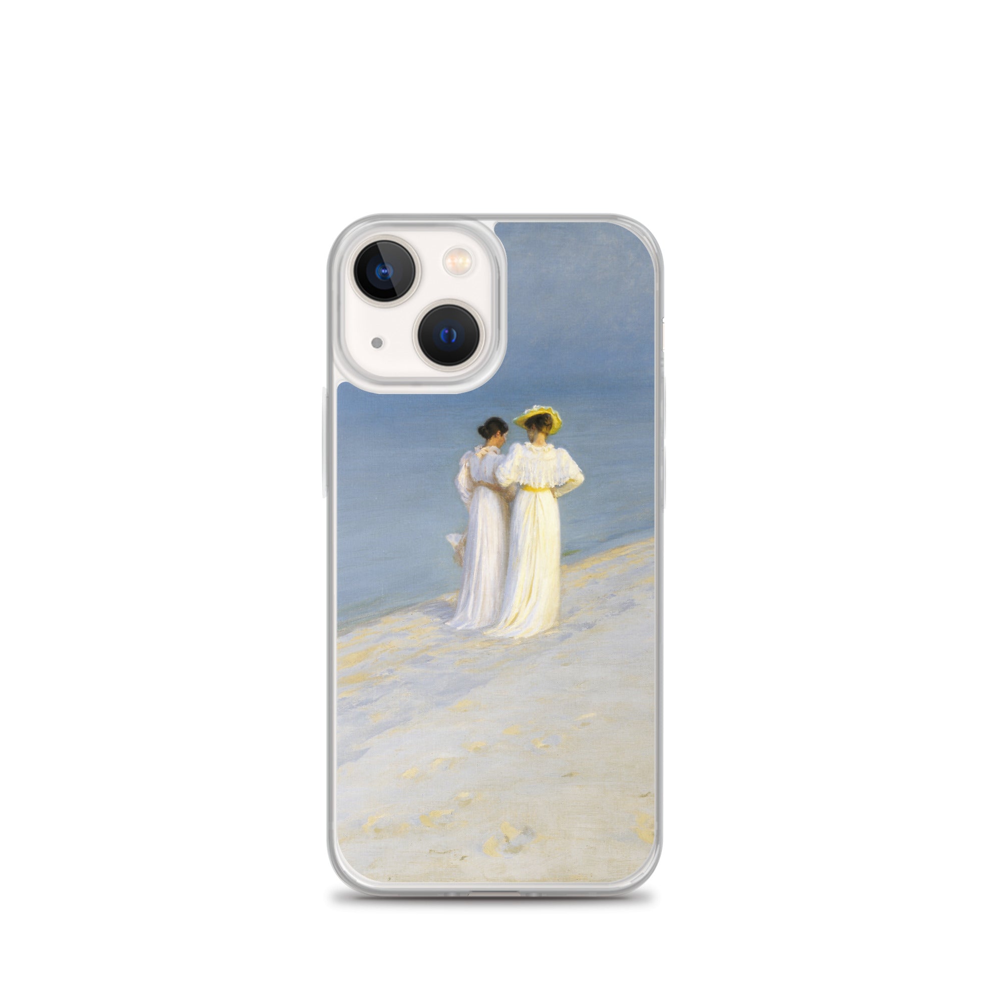 P.S. Krøyer 'Summer Evening on Skagen's Southern Beach' Famous Painting iPhone® Case | Clear Art Case for iPhone®