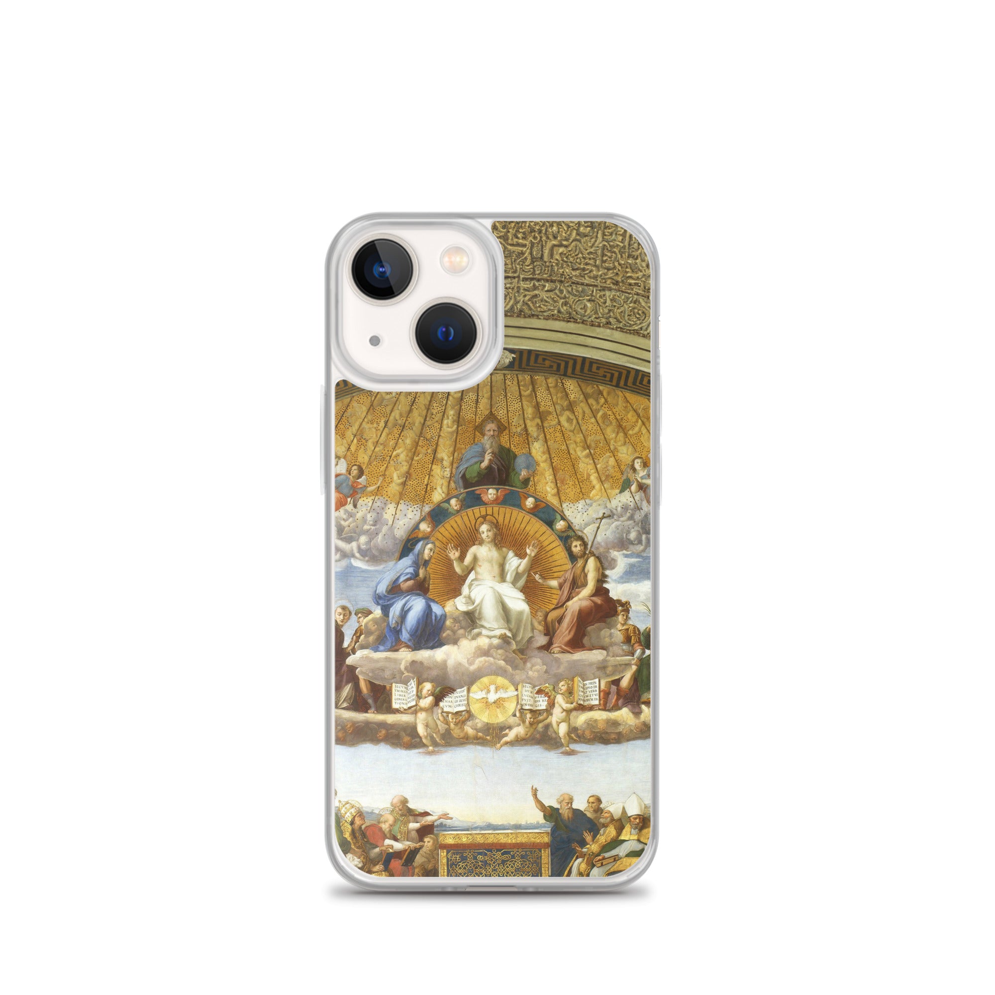 Raphael 'Disputation of the Holy Sacrament' Famous Painting iPhone® Case | Clear Art Case for iPhone®