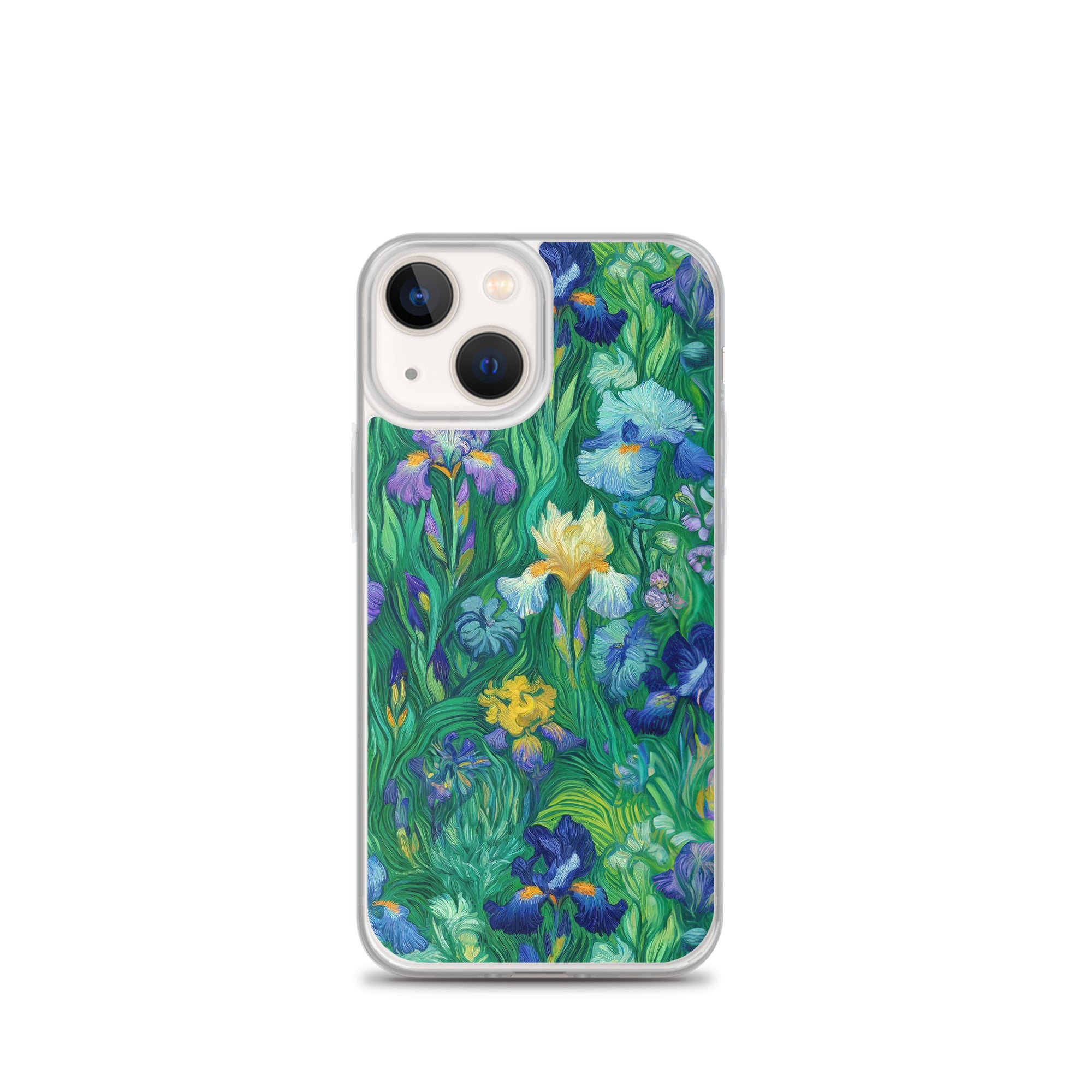 iPhone®-Hülle „Schwertlilien“ von Vincent van Gogh, berühmtes Gemälde | Transparente Kunsthülle für iPhone®