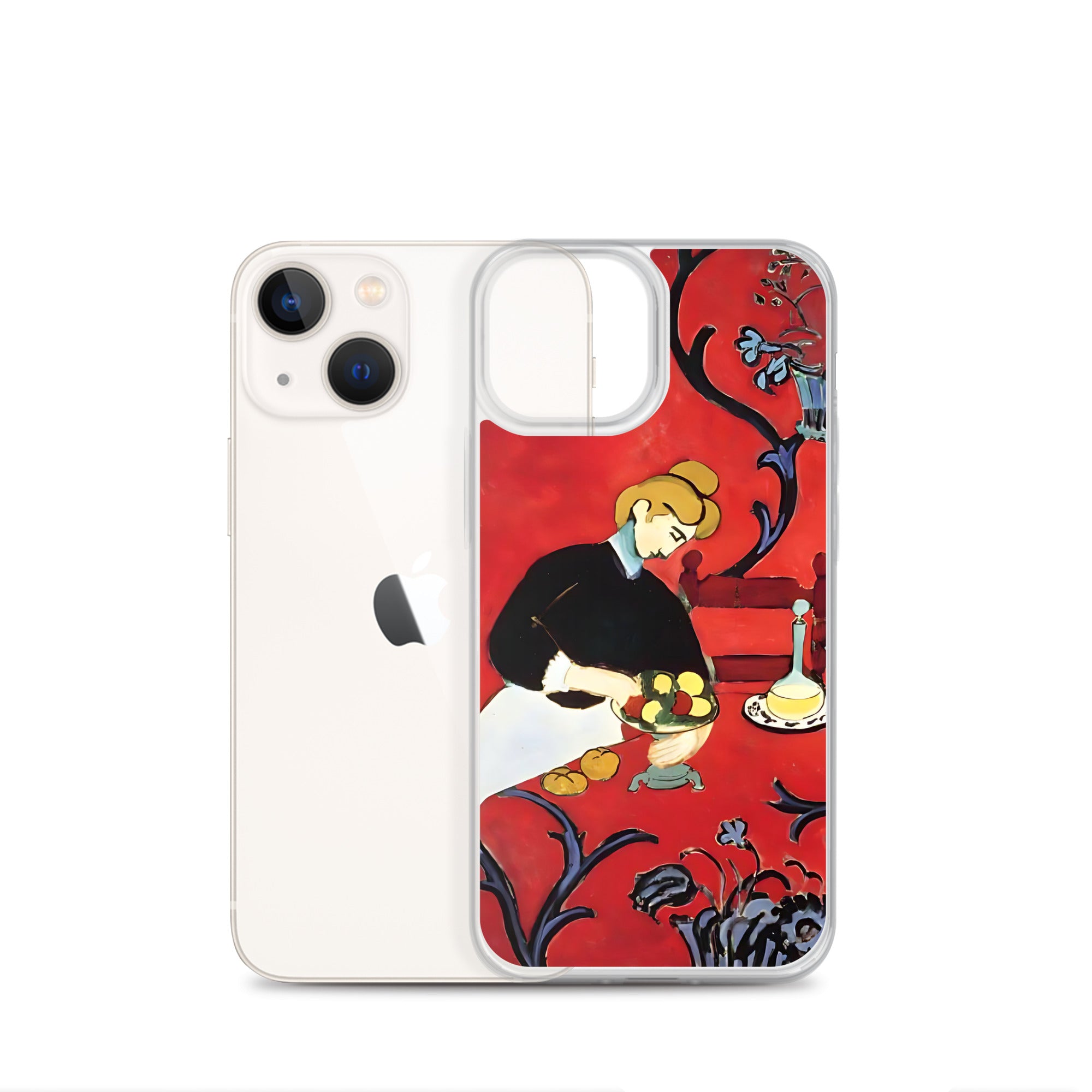 Henri Matisse „Das rote Zimmer“ – berühmtes Gemälde – iPhone®-Hülle | Transparente Kunsthülle für iPhone®