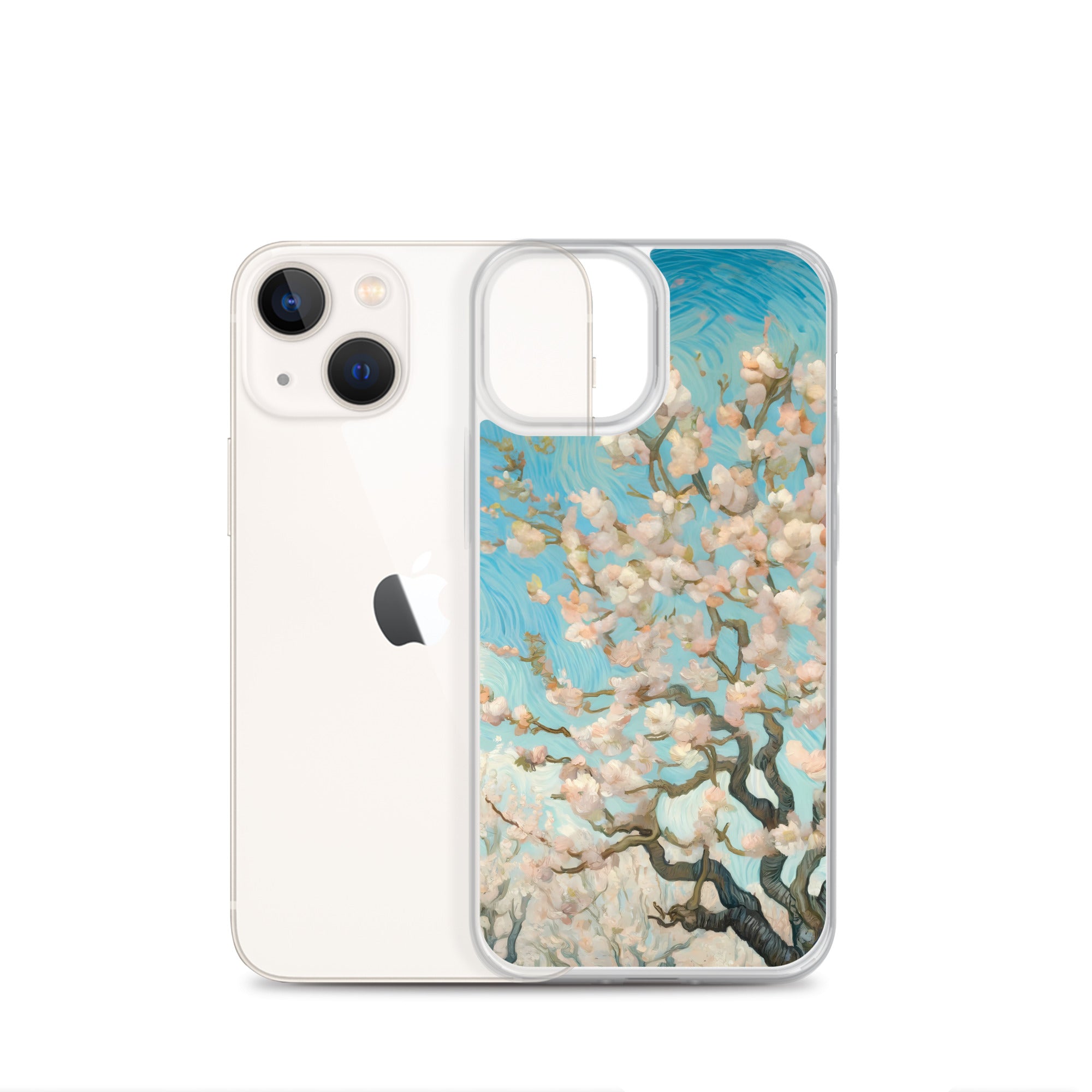 Vincent van Gogh 'Orchard in Blossom' Famous Painting iPhone® Case | Clear Art Case for iPhone®