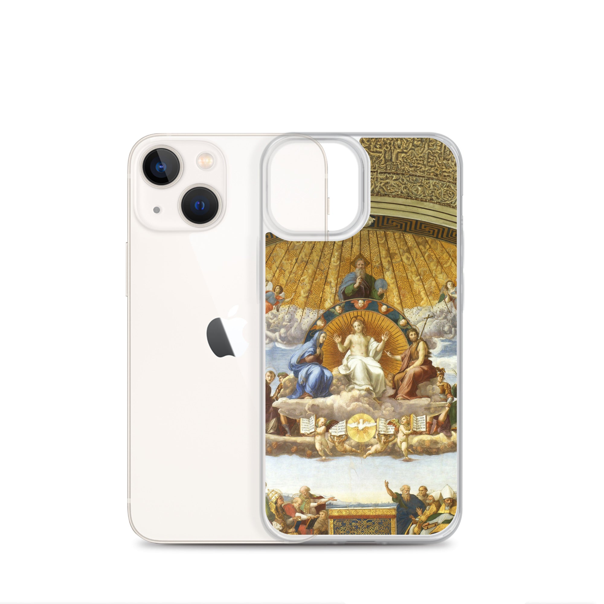 Raphael 'Disputation of the Holy Sacrament' Famous Painting iPhone® Case | Clear Art Case for iPhone®