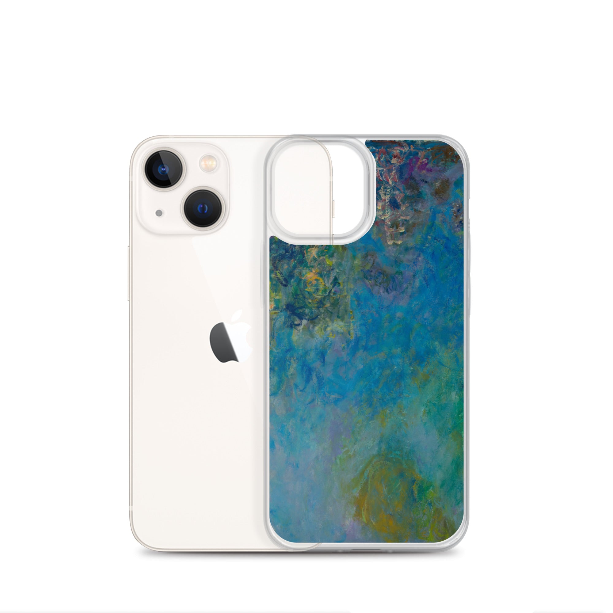 Claude Monet 'Wisteria' Famous Painting iPhone® Case | Clear Art Case for iPhone®