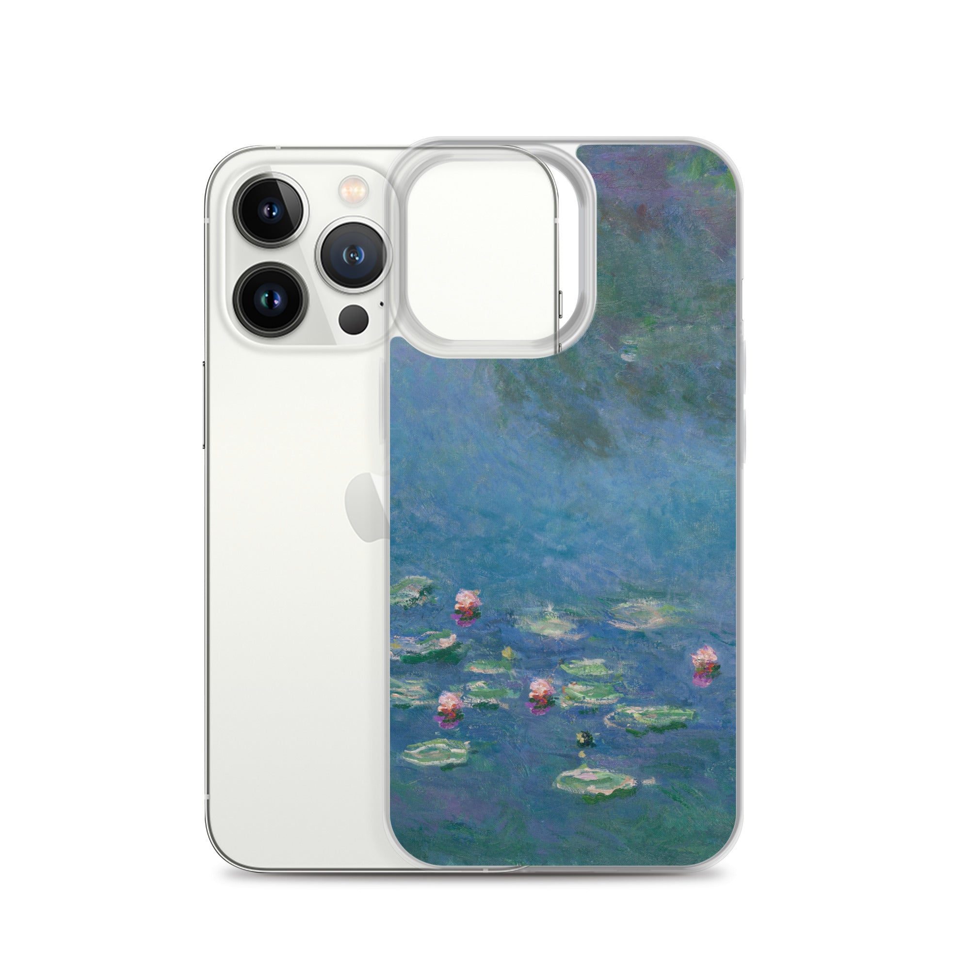 Claude Monet „Seerosen“ Berühmtes Gemälde iPhone® Hülle | Transparente Kunsthülle für iPhone®