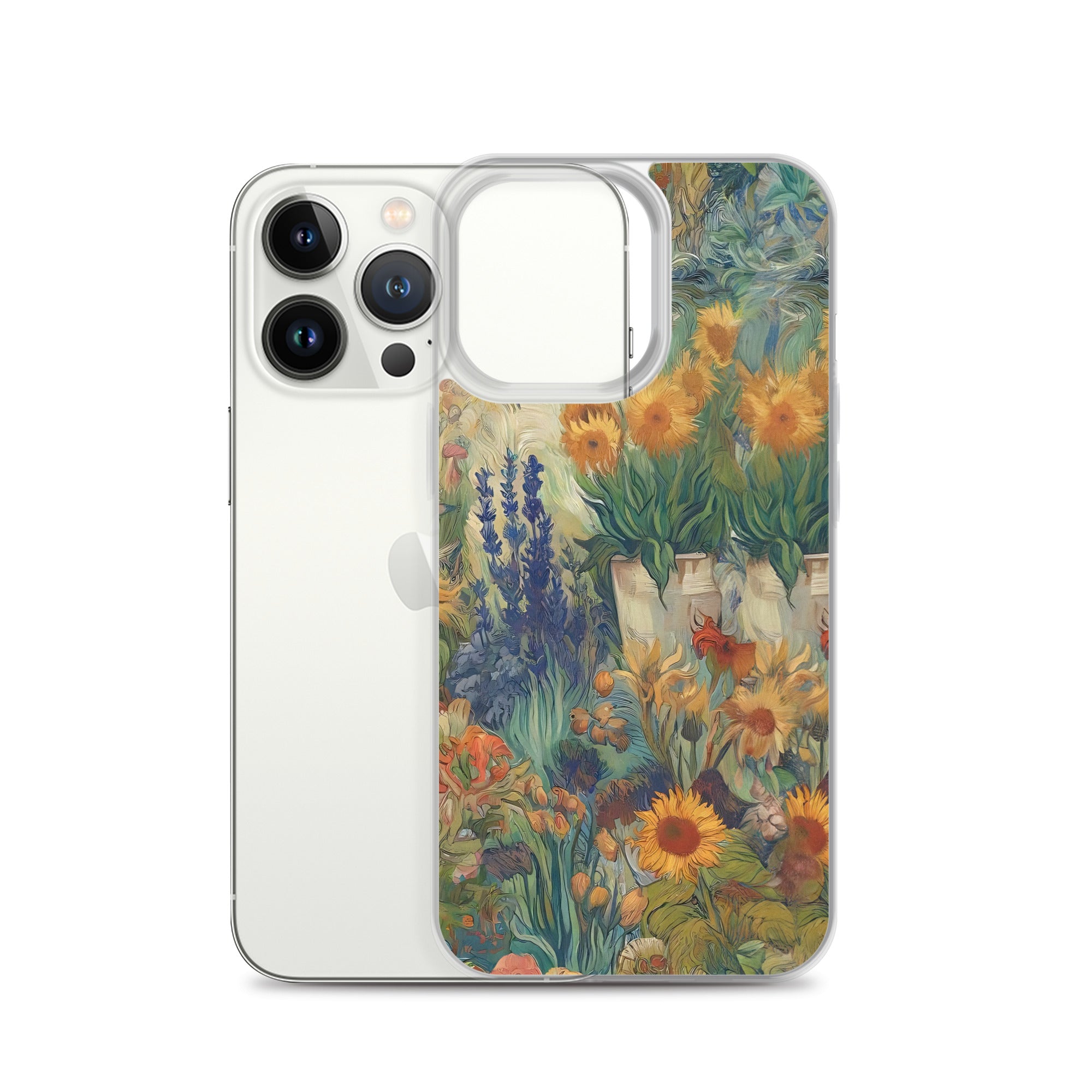 Vincent van Gogh 'Garden at Arles' Famous Painting iPhone® Case | Clear Art Case for iPhone®