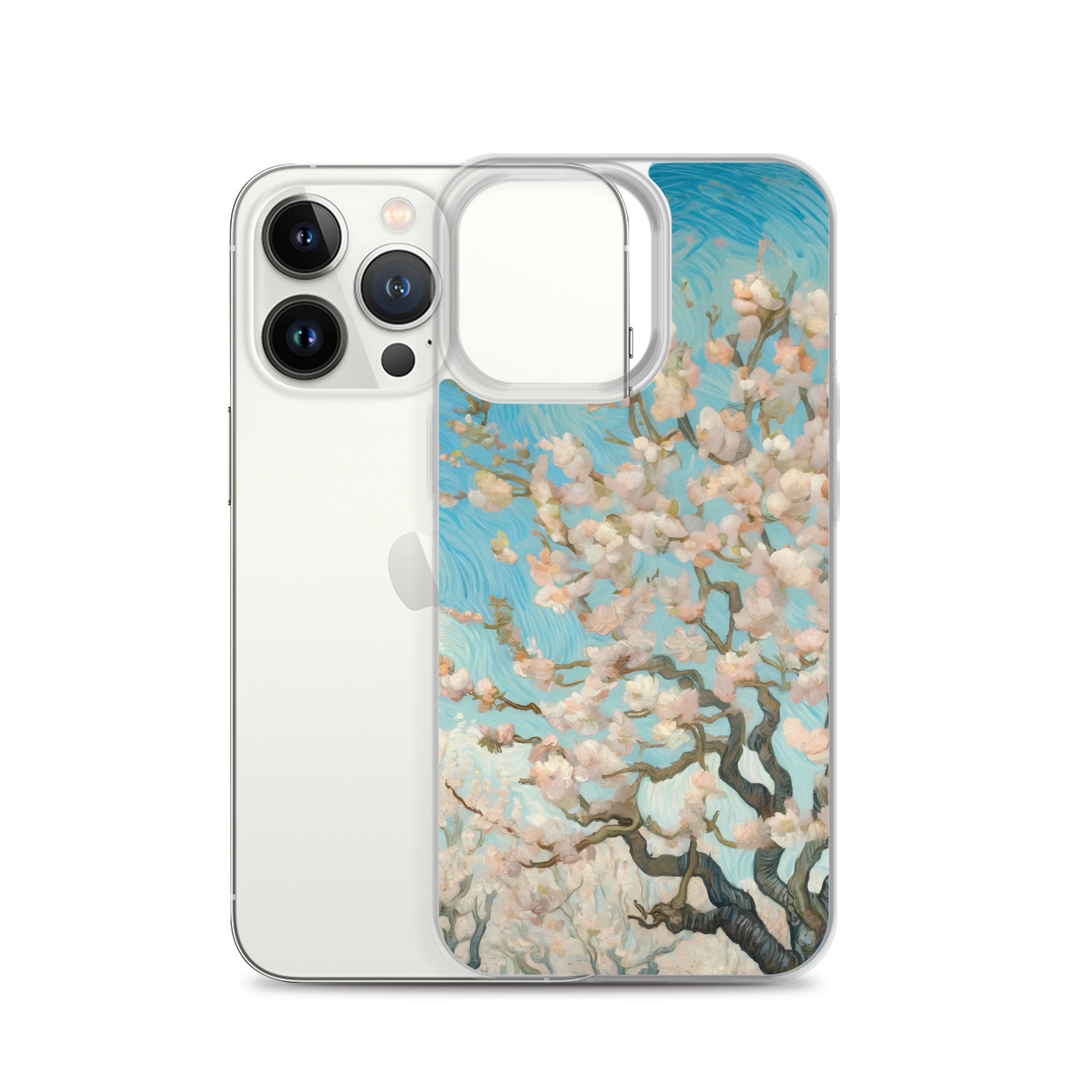 Vincent van Gogh 'Orchard in Blossom' Famous Painting iPhone® Case | Clear Art Case for iPhone®