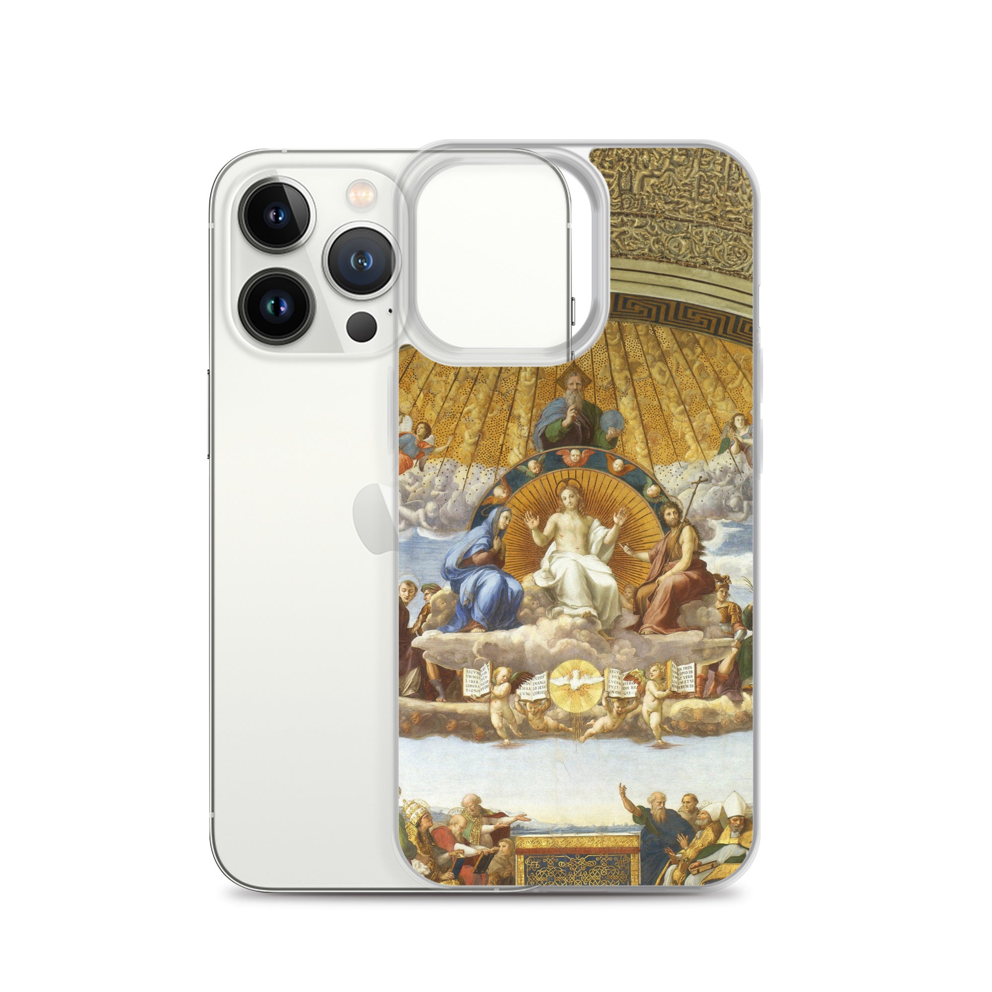 Raphael 'Disputation of the Holy Sacrament' Famous Painting iPhone® Case | Clear Art Case for iPhone®