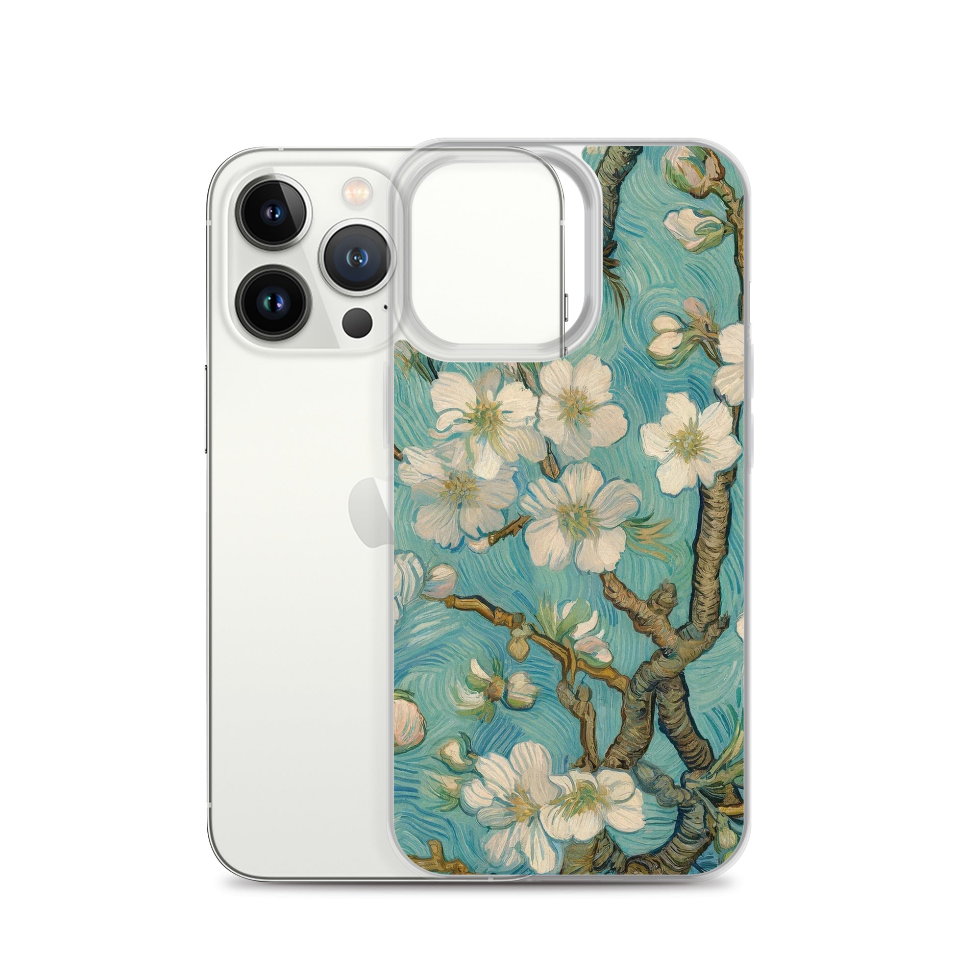 Vincent van Gogh 'Almond Blossom' Famous Painting iPhone® Case | Clear Art Case for iPhone®