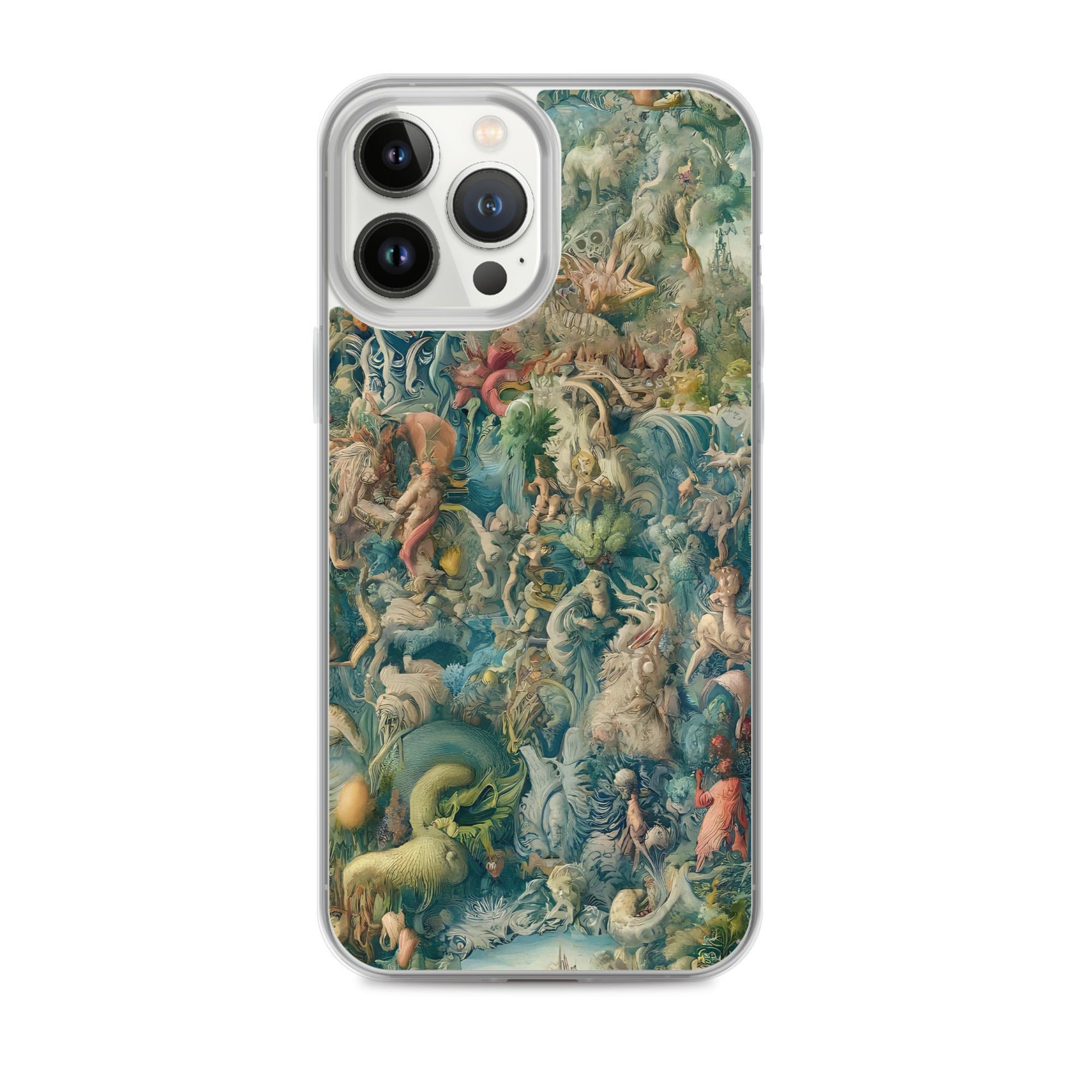 Hieronymus Bosch „Der Garten der Lüste“, berühmtes Gemälde, iPhone®-Hülle | Transparente Kunsthülle für iPhone®