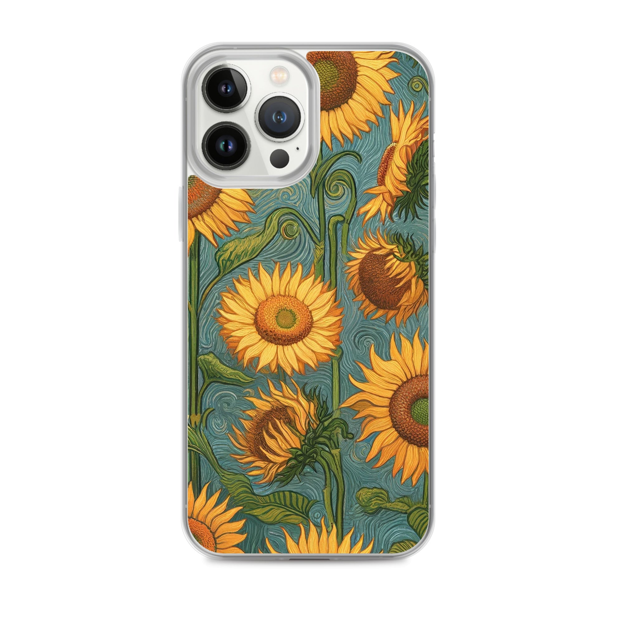 Vincent van Goghs berühmtes Gemälde „Sonnenblumen“ – iPhone®-Hülle | Transparente Kunsthülle für iPhone®