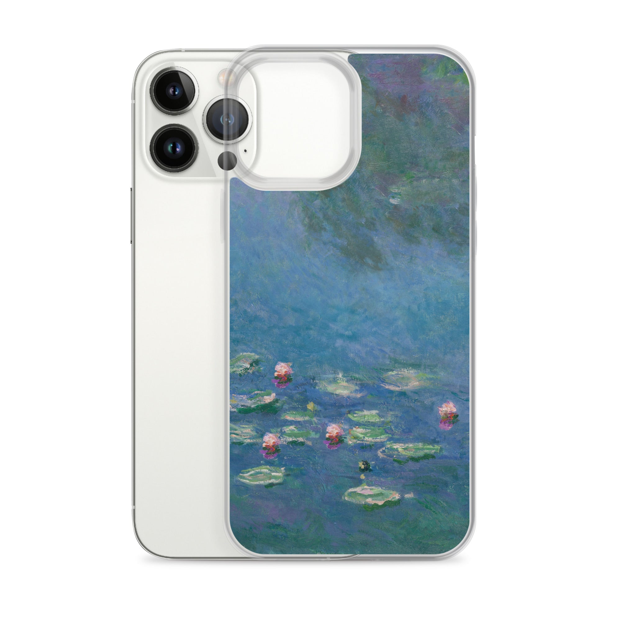Claude Monet „Seerosen“ Berühmtes Gemälde iPhone® Hülle | Transparente Kunsthülle für iPhone®