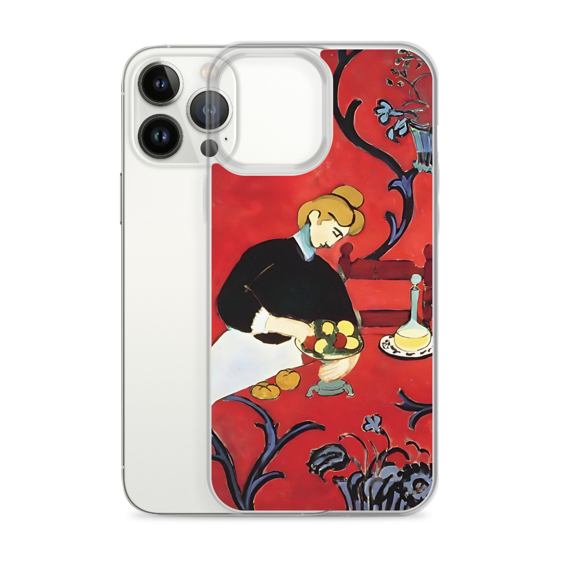 Henri Matisse „Das rote Zimmer“ – berühmtes Gemälde – iPhone®-Hülle | Transparente Kunsthülle für iPhone®