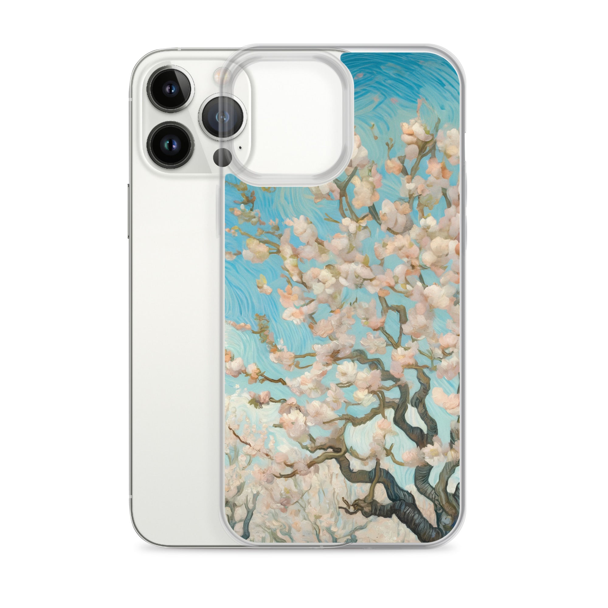 Vincent van Gogh 'Orchard in Blossom' Famous Painting iPhone® Case | Clear Art Case for iPhone®