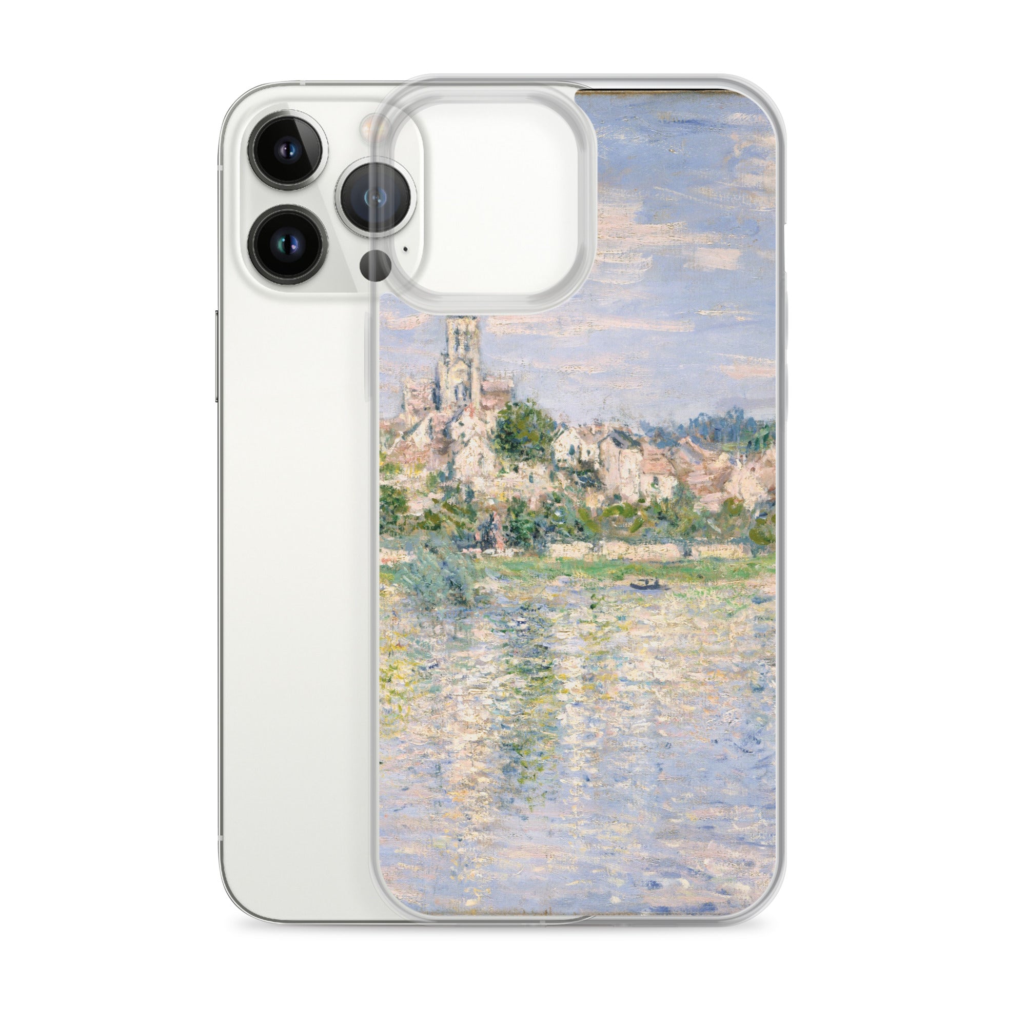 Claude Monet 'Vetheuil in Summer' Famous Painting iPhone® Case | Clear Art Case for iPhone®