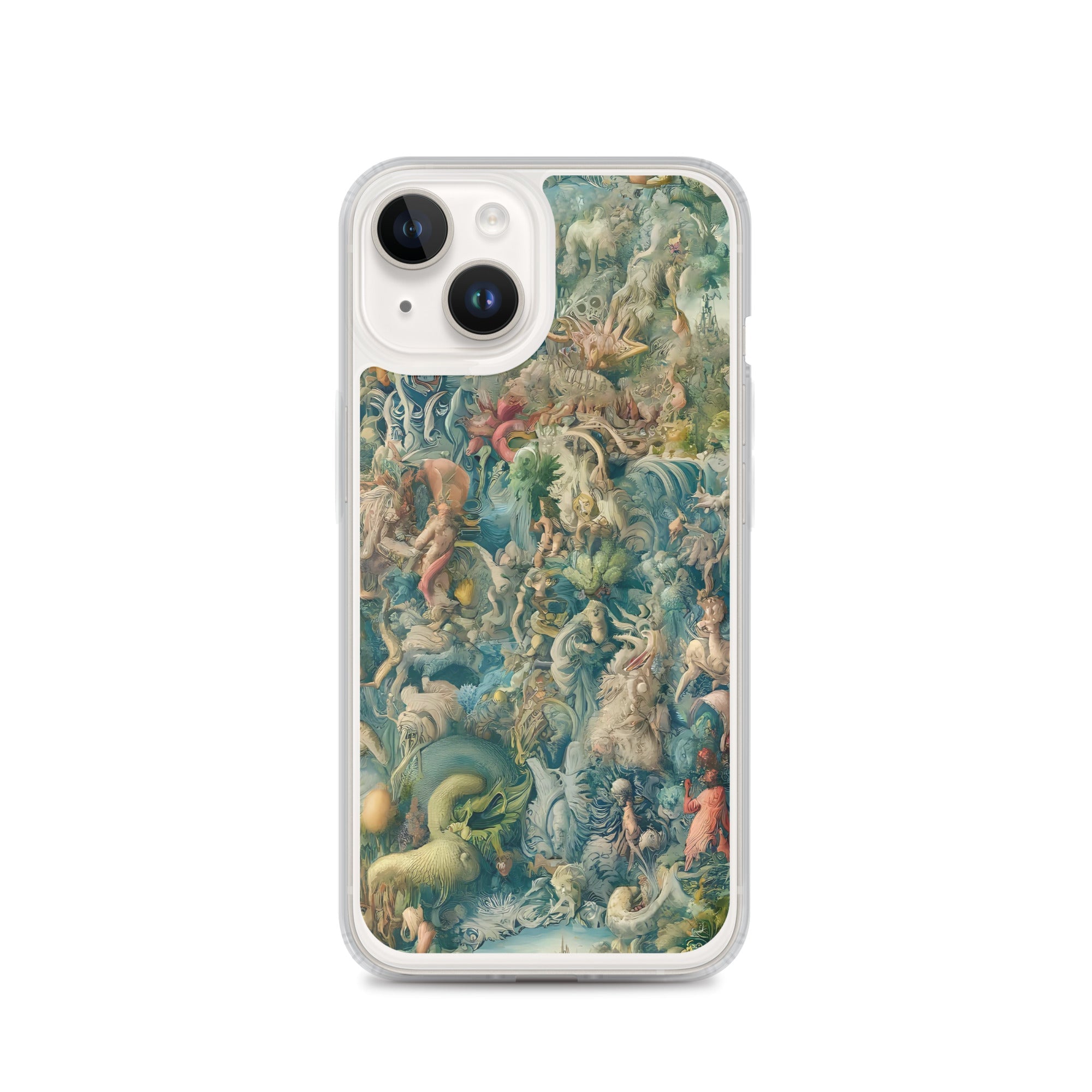 Hieronymus Bosch „Der Garten der Lüste“, berühmtes Gemälde, iPhone®-Hülle | Transparente Kunsthülle für iPhone®