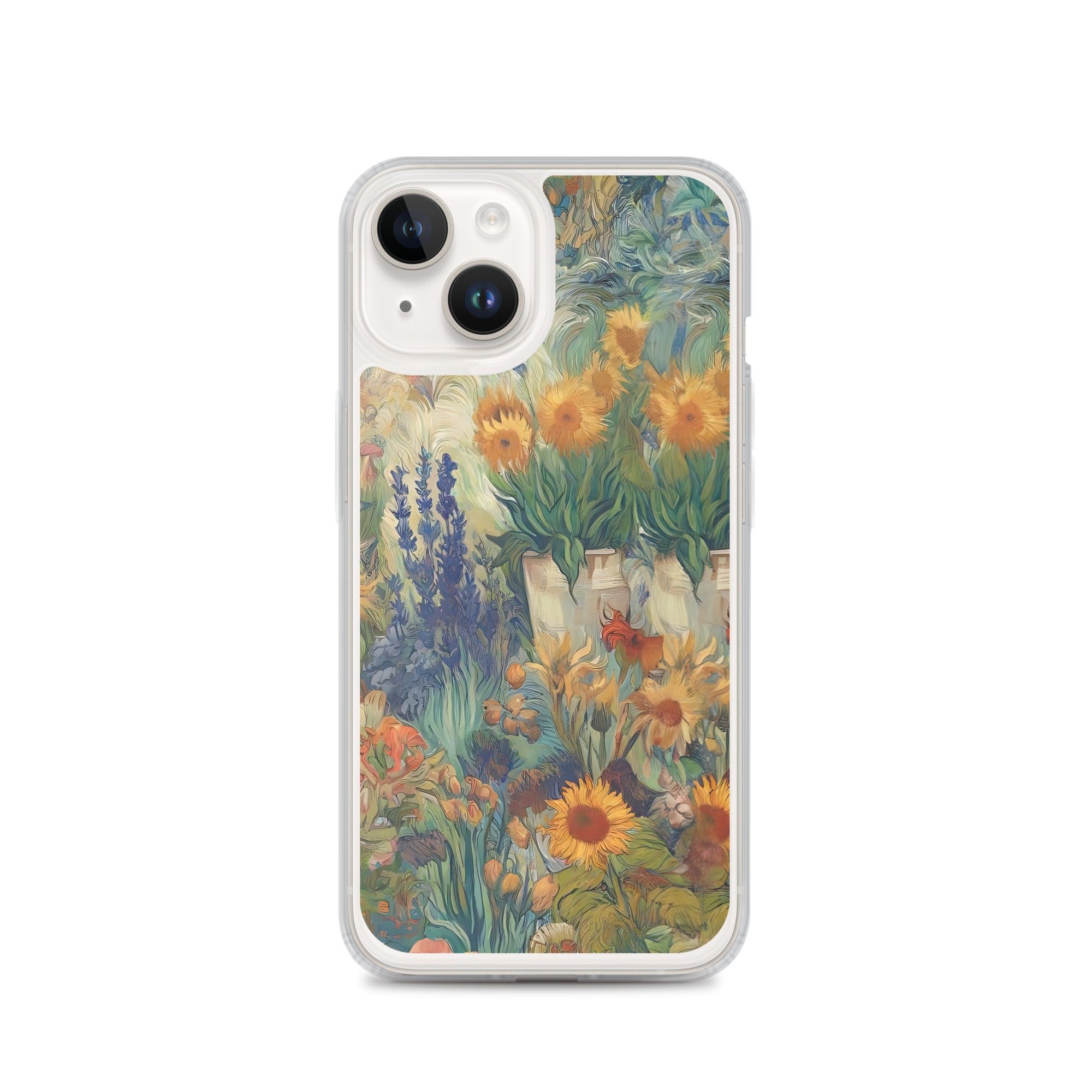 Vincent van Goghs berühmtes Gemälde „Garten in Arles“ – iPhone®-Hülle | Transparente Kunsthülle für iPhone®