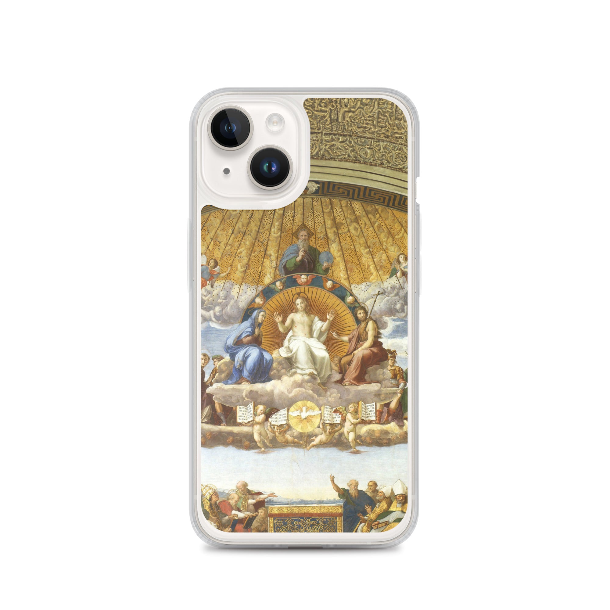 Raphael 'Disputation of the Holy Sacrament' Famous Painting iPhone® Case | Clear Art Case for iPhone®