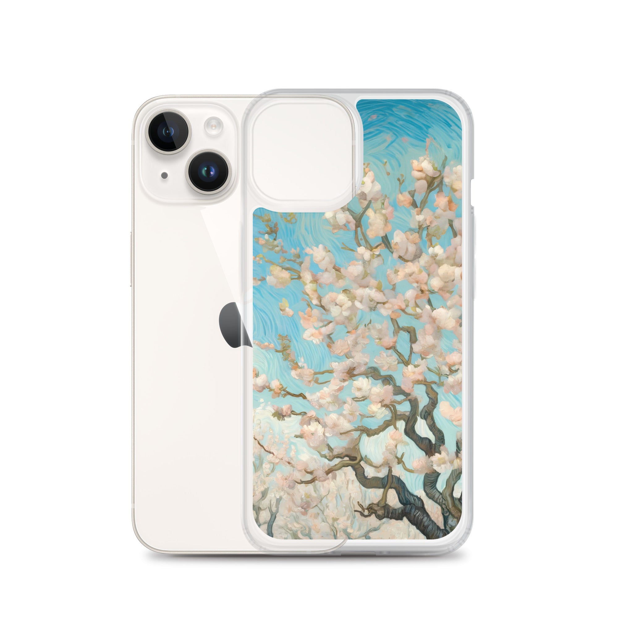 Vincent van Gogh 'Orchard in Blossom' Famous Painting iPhone® Case | Clear Art Case for iPhone®