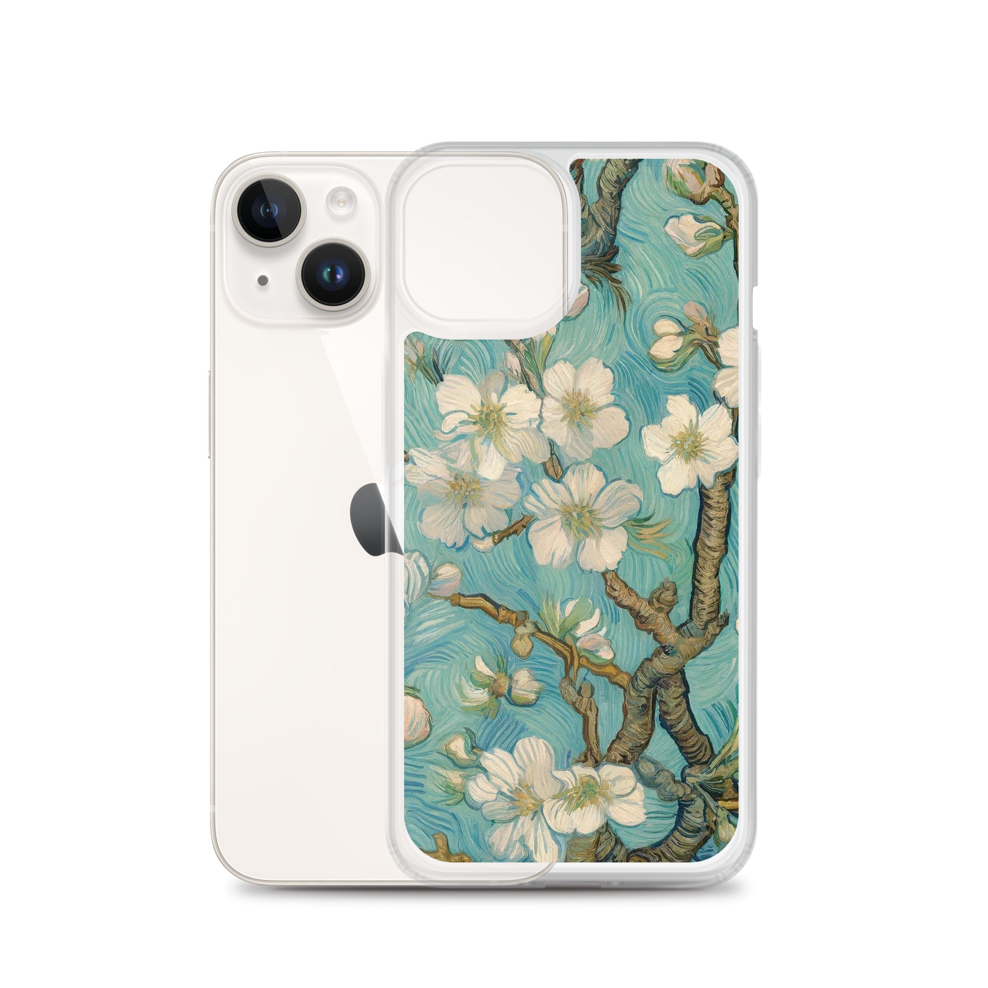 Vincent van Gogh 'Almond Blossom' Famous Painting iPhone® Case | Clear Art Case for iPhone®