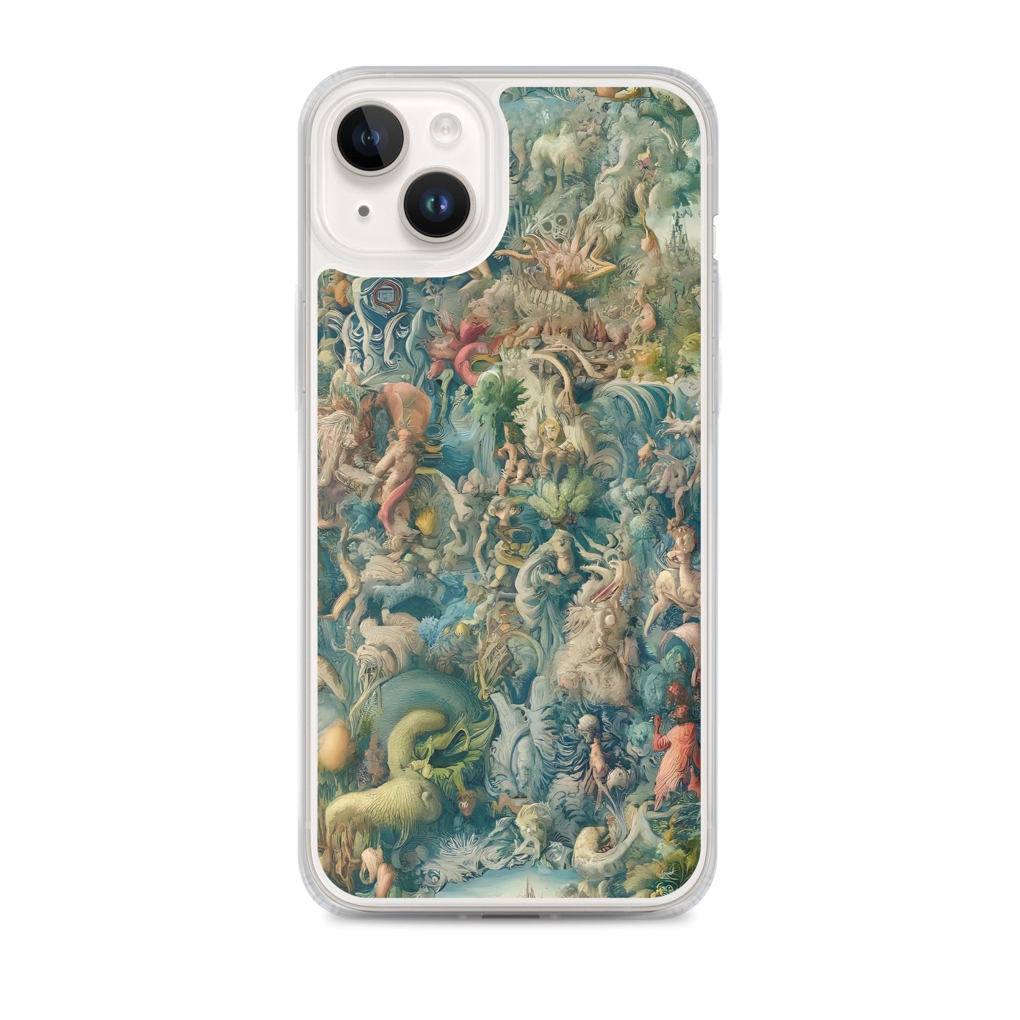 Hieronymus Bosch „Der Garten der Lüste“, berühmtes Gemälde, iPhone®-Hülle | Transparente Kunsthülle für iPhone®