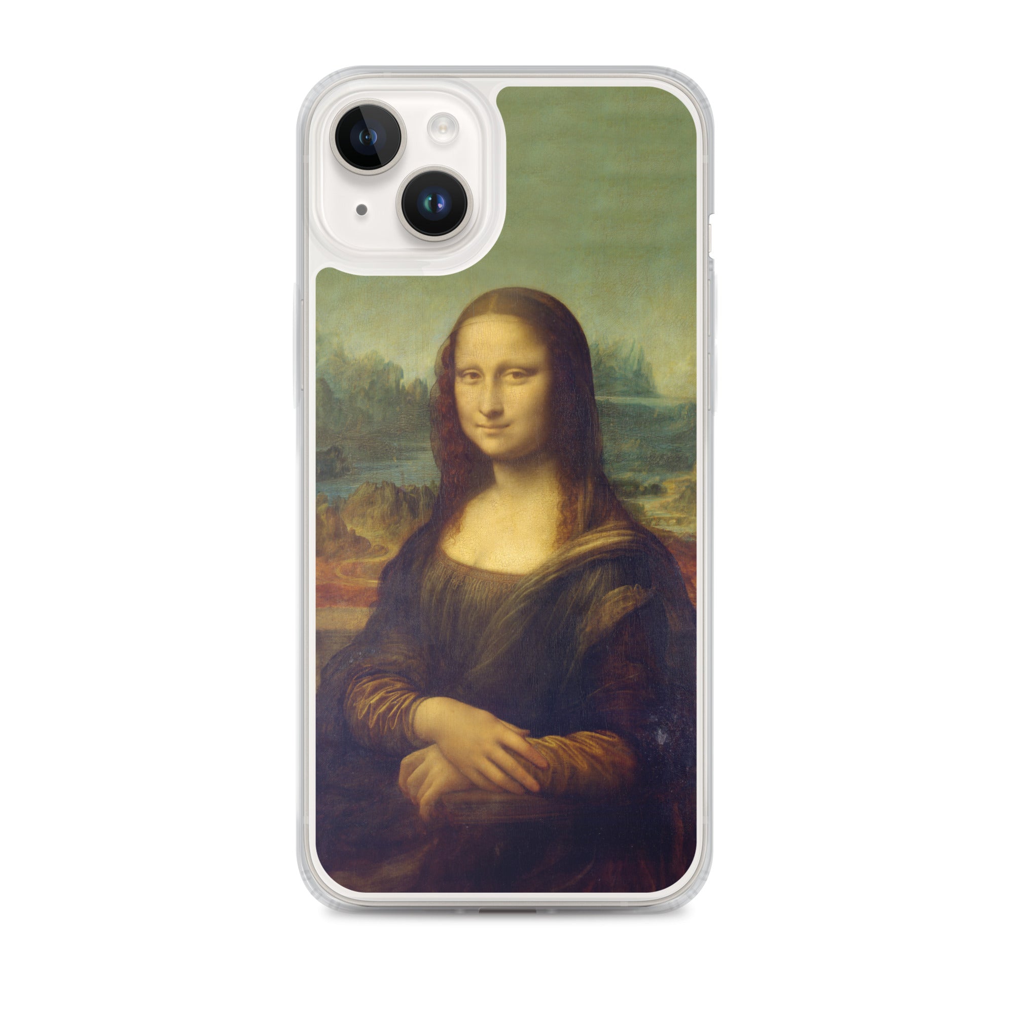 Leonardo da Vinci 'Mona Lisa' Famous Painting iPhone® Case | Clear Art Case for iPhone®