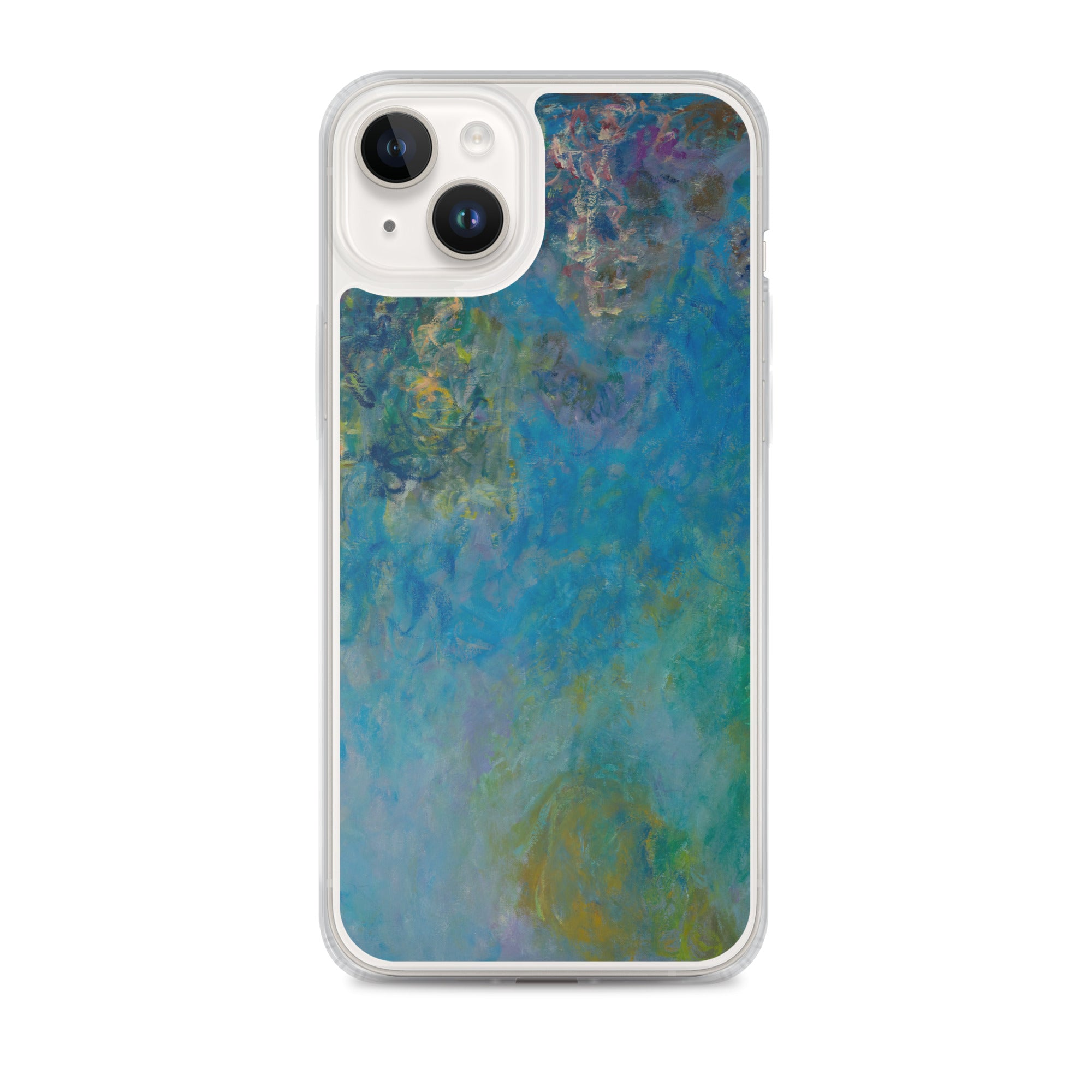 Claude Monet 'Wisteria' Famous Painting iPhone® Case | Clear Art Case for iPhone®