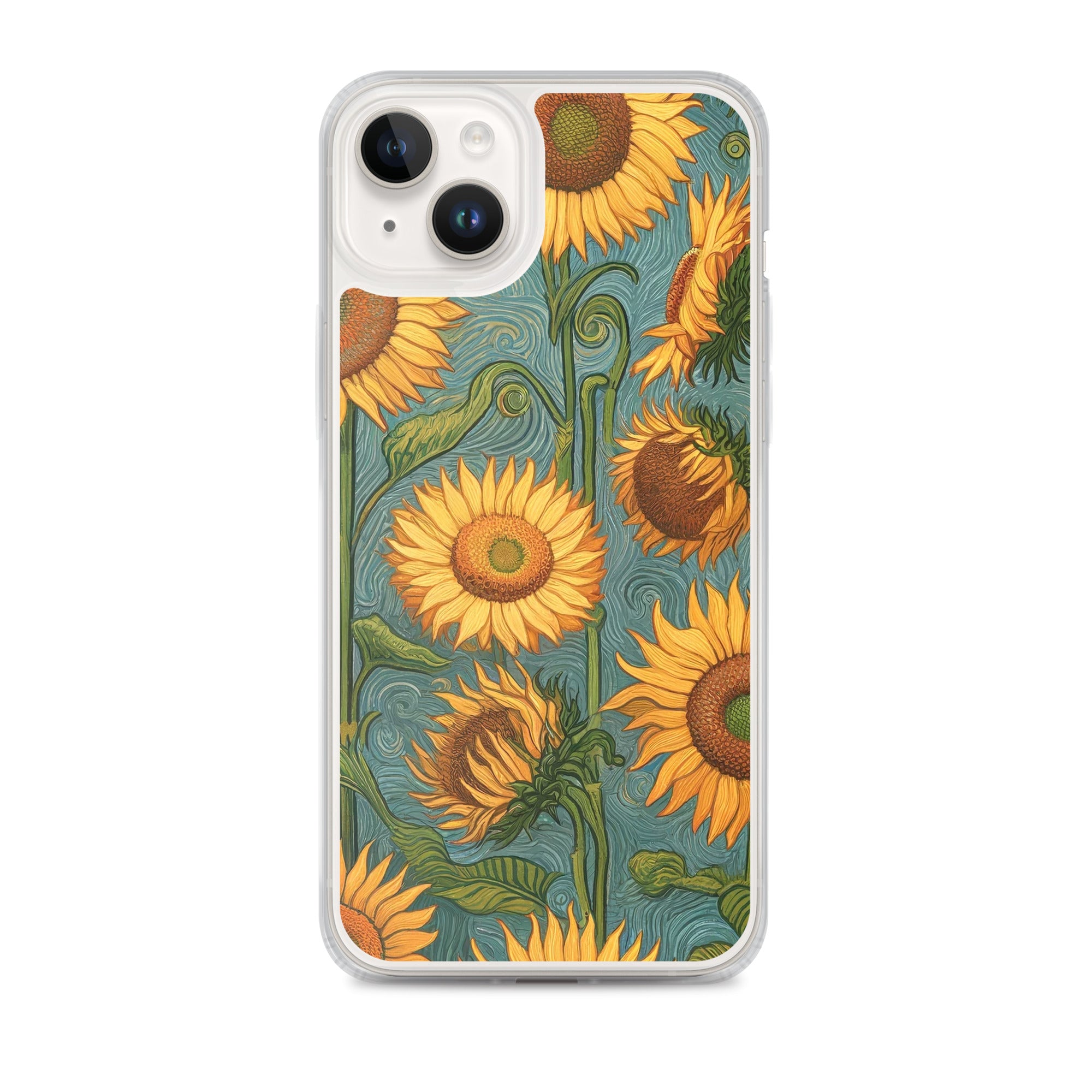 Vincent van Goghs berühmtes Gemälde „Sonnenblumen“ – iPhone®-Hülle | Transparente Kunsthülle für iPhone®
