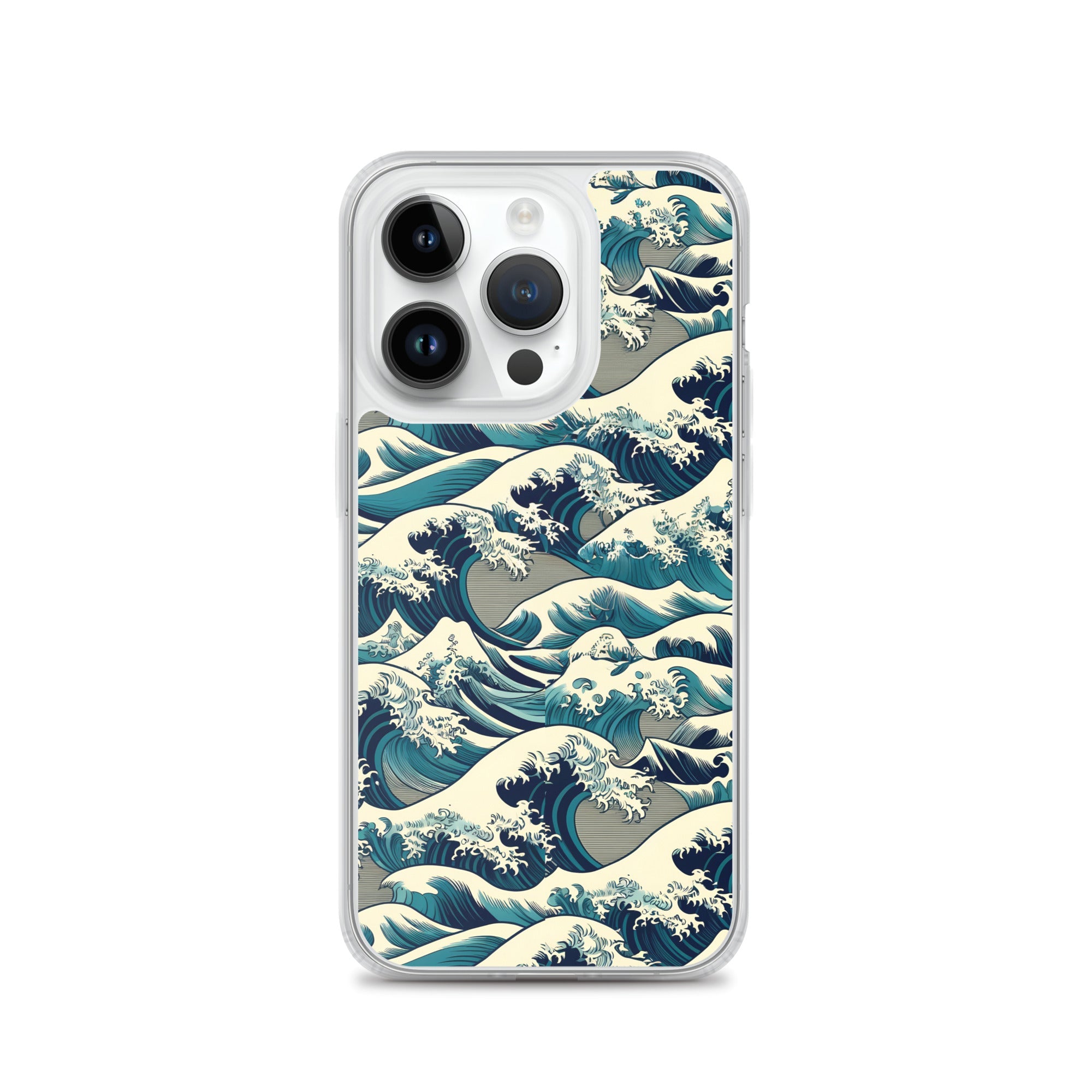 Hokusai „Die große Welle vor Kanagawa“ – berühmtes Gemälde – iPhone®-Hülle | Transparente Kunsthülle für iPhone®