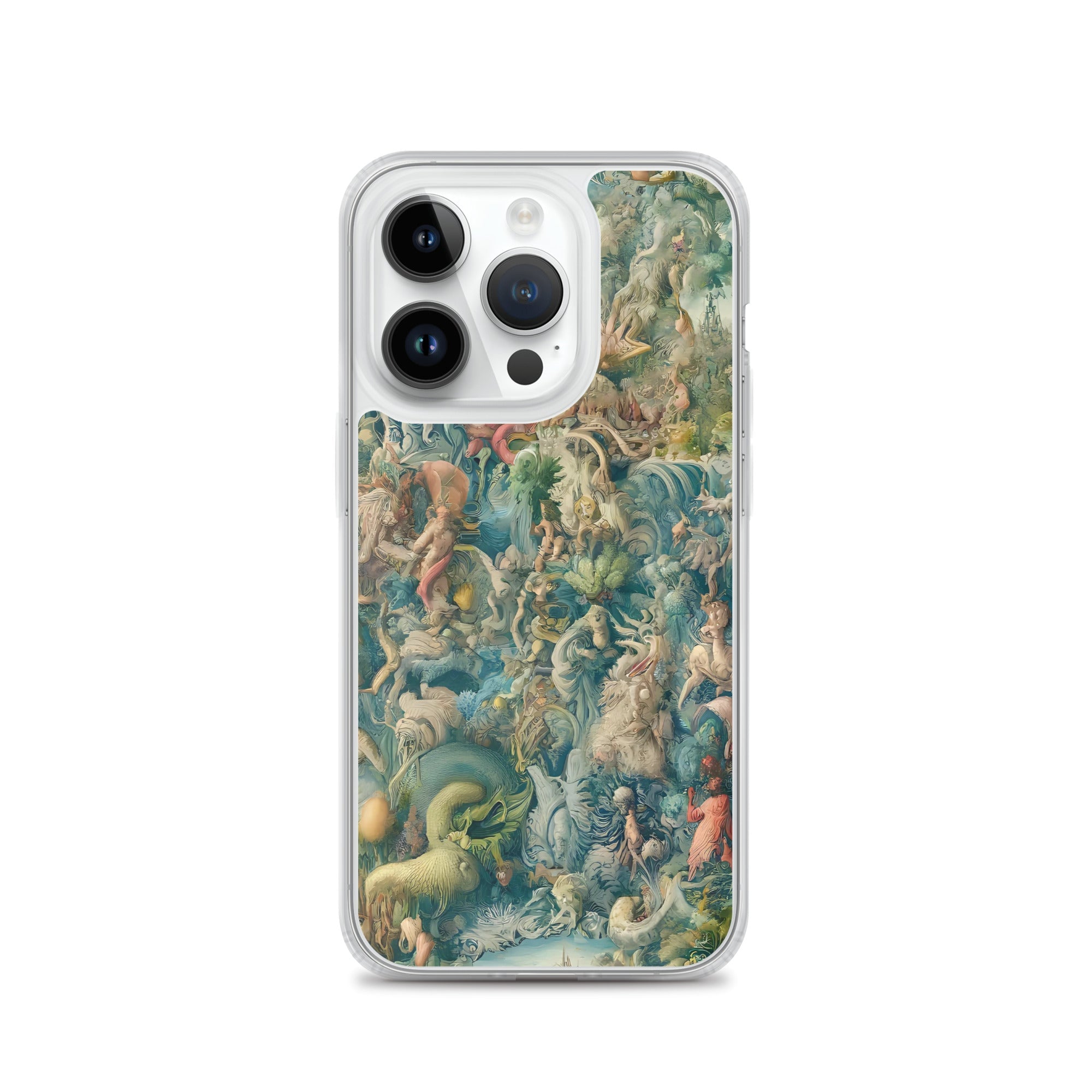 Hieronymus Bosch „Der Garten der Lüste“, berühmtes Gemälde, iPhone®-Hülle | Transparente Kunsthülle für iPhone®