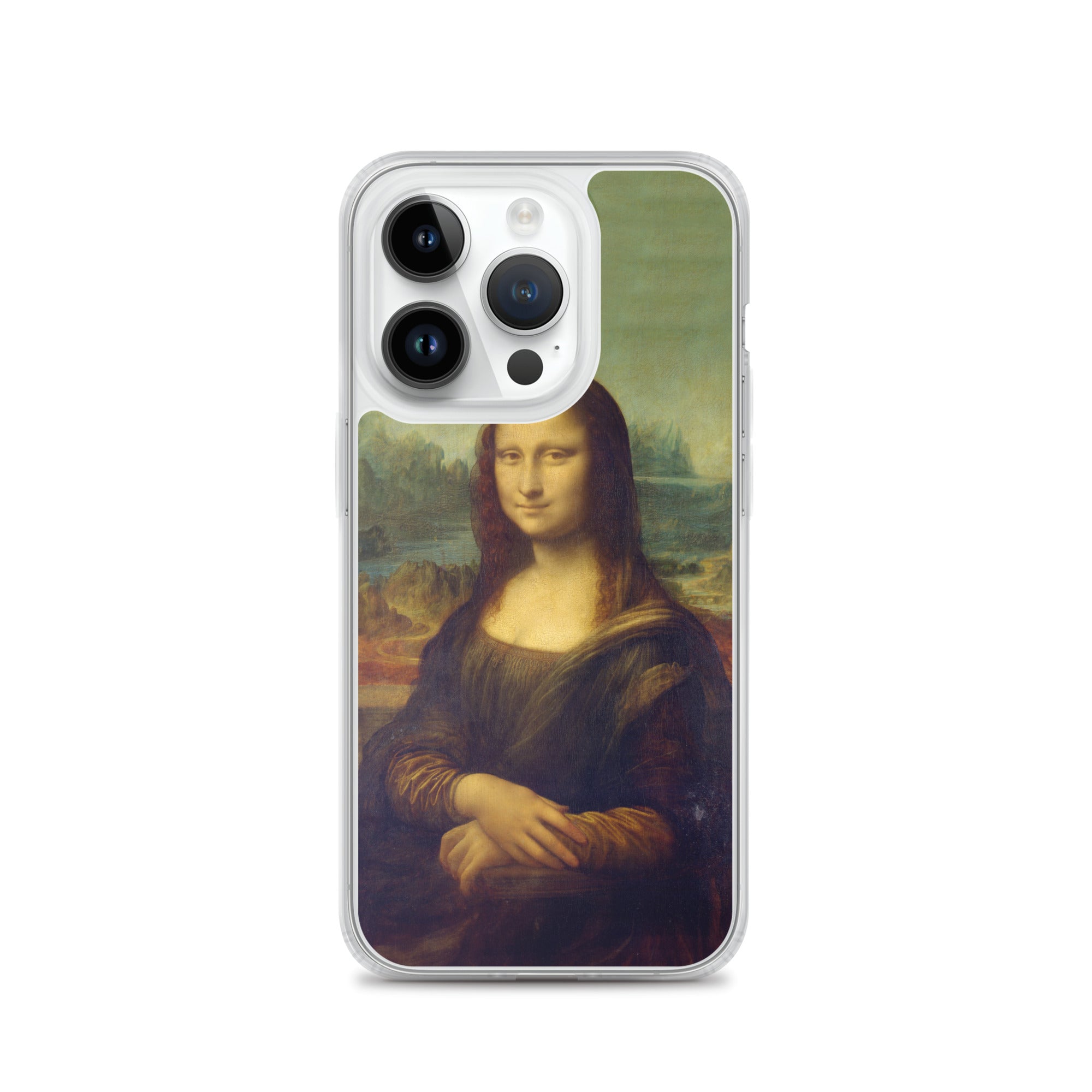 Leonardo da Vinci 'Mona Lisa' Famous Painting iPhone® Case | Clear Art Case for iPhone®