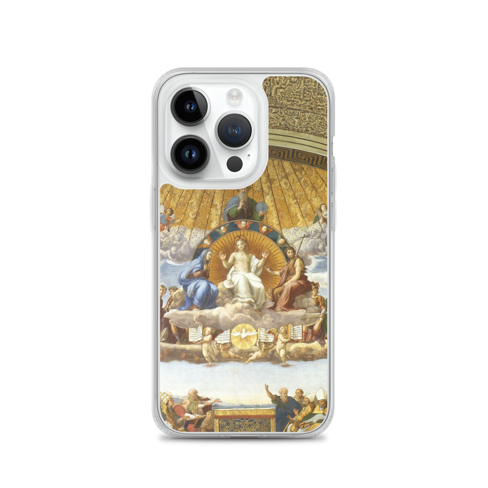 Raphael 'Disputation of the Holy Sacrament' Famous Painting iPhone® Case | Clear Art Case for iPhone®