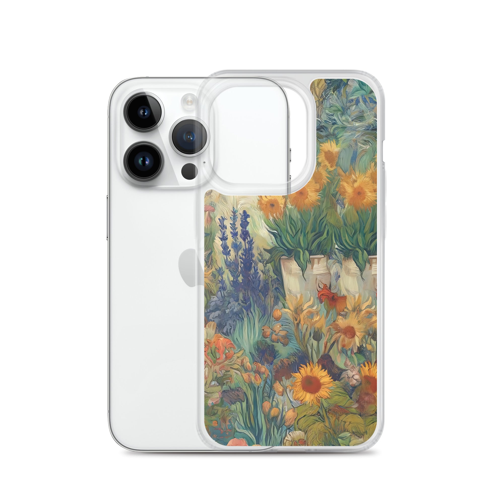 Vincent van Gogh 'Garden at Arles' Famous Painting iPhone® Case | Clear Art Case for iPhone®