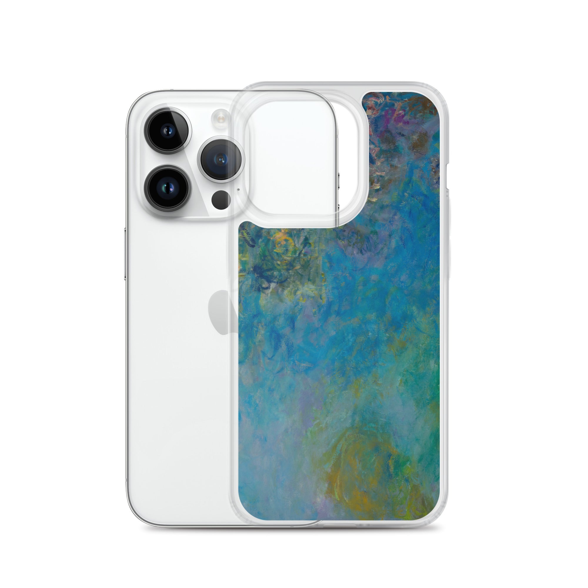 Claude Monet 'Wisteria' Famous Painting iPhone® Case | Clear Art Case for iPhone®