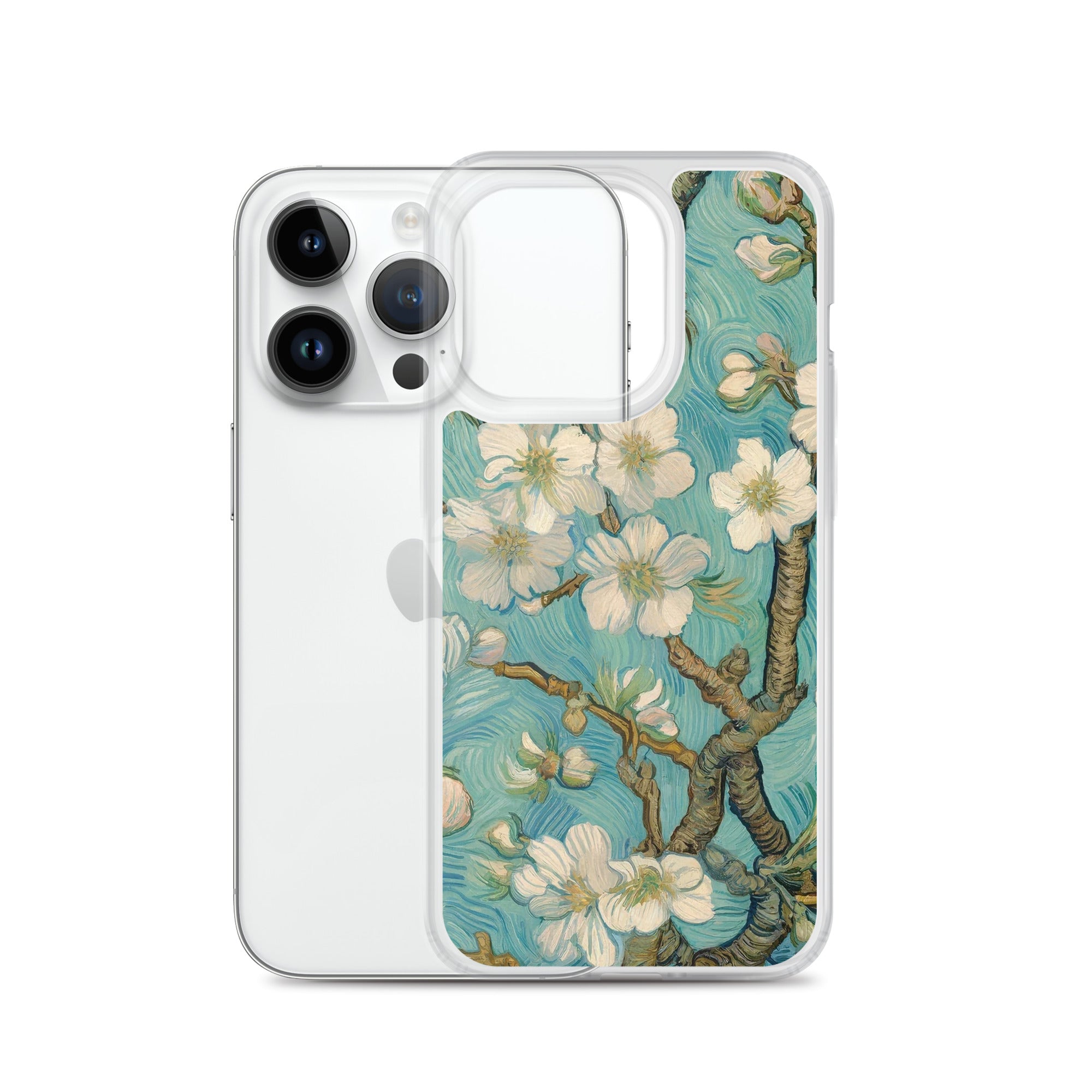 Vincent van Gogh 'Almond Blossom' Famous Painting iPhone® Case | Clear Art Case for iPhone®