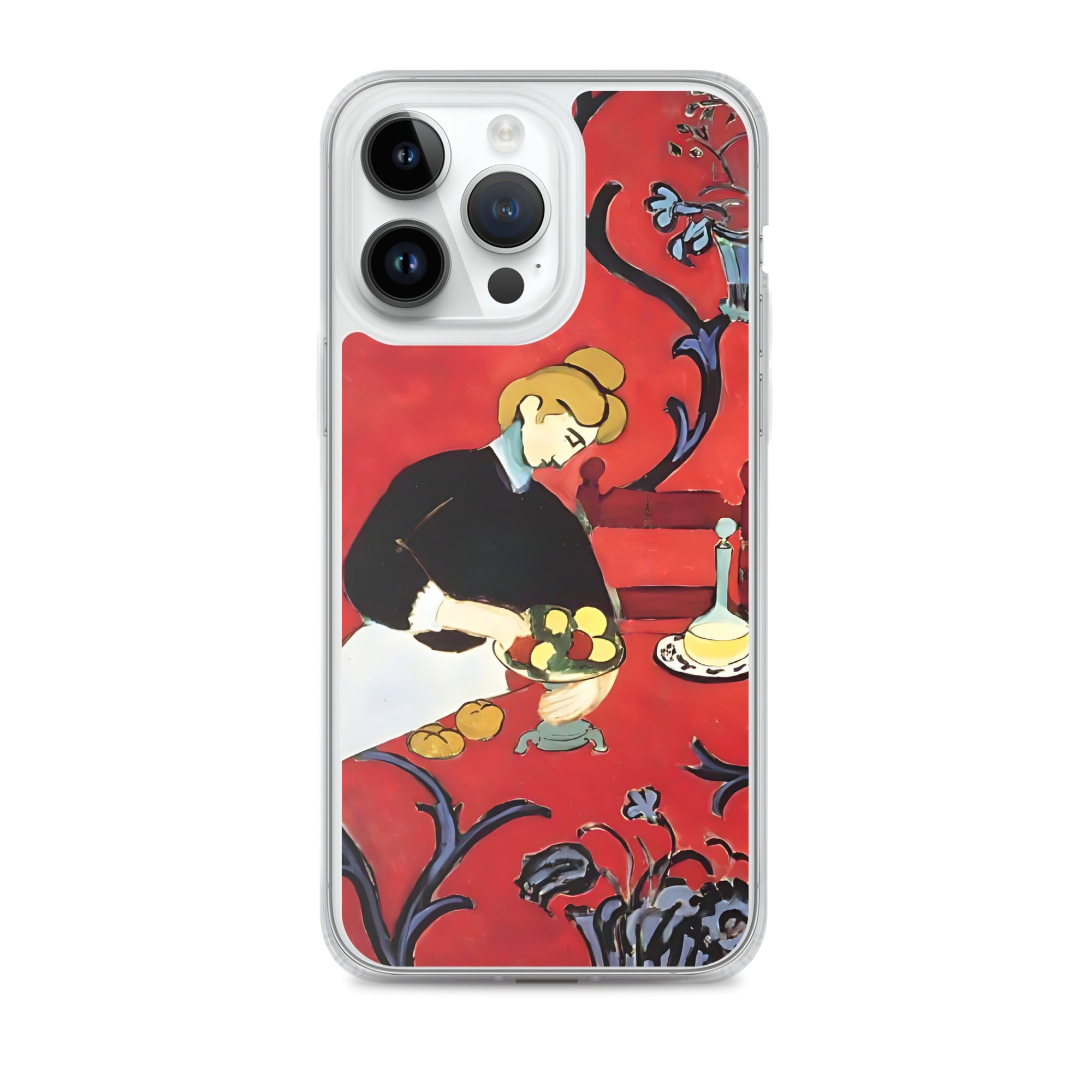 Henri Matisse „Das rote Zimmer“ – berühmtes Gemälde – iPhone®-Hülle | Transparente Kunsthülle für iPhone®