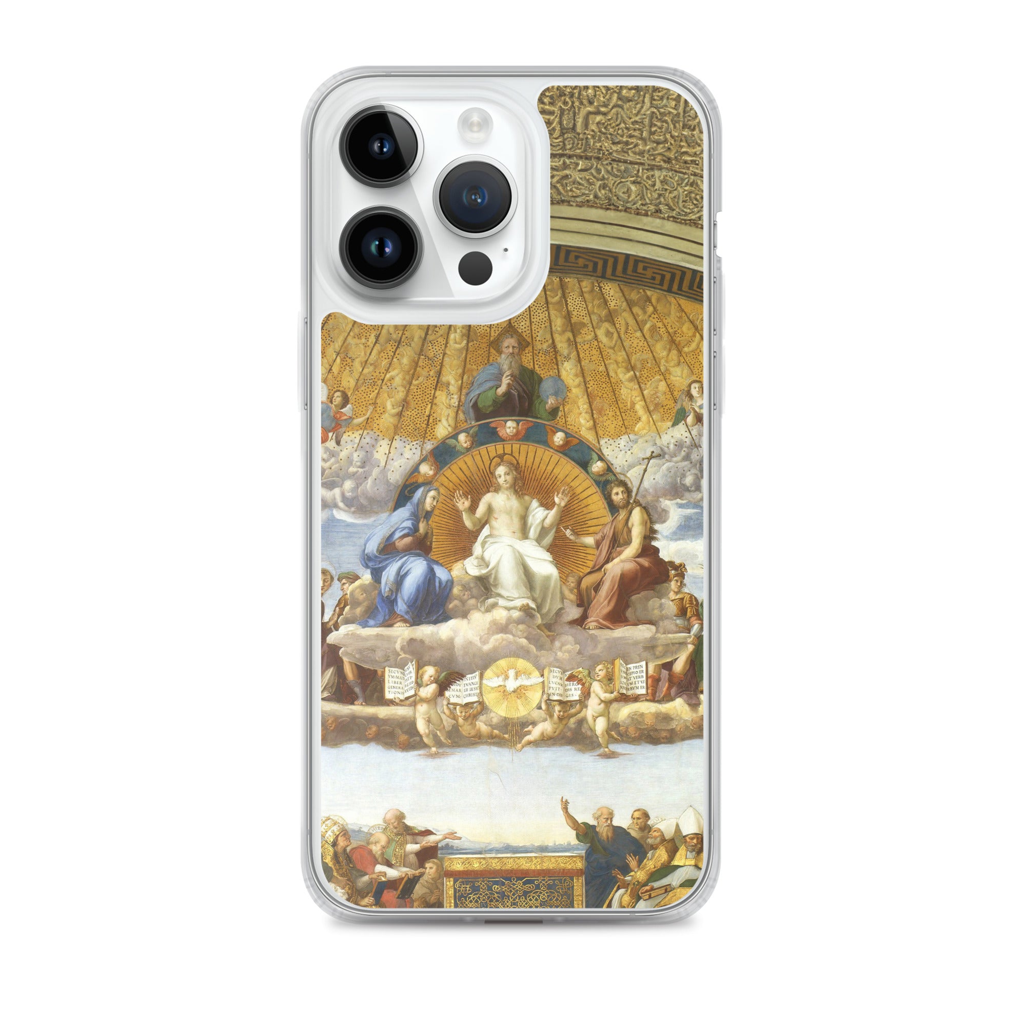 Raphael 'Disputation of the Holy Sacrament' Famous Painting iPhone® Case | Clear Art Case for iPhone®