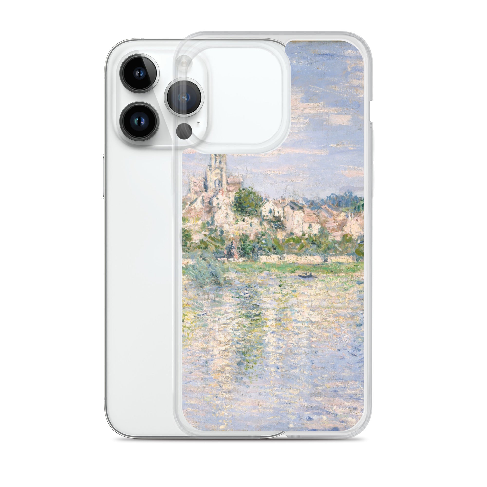 Claude Monet 'Vetheuil in Summer' Famous Painting iPhone® Case | Clear Art Case for iPhone®