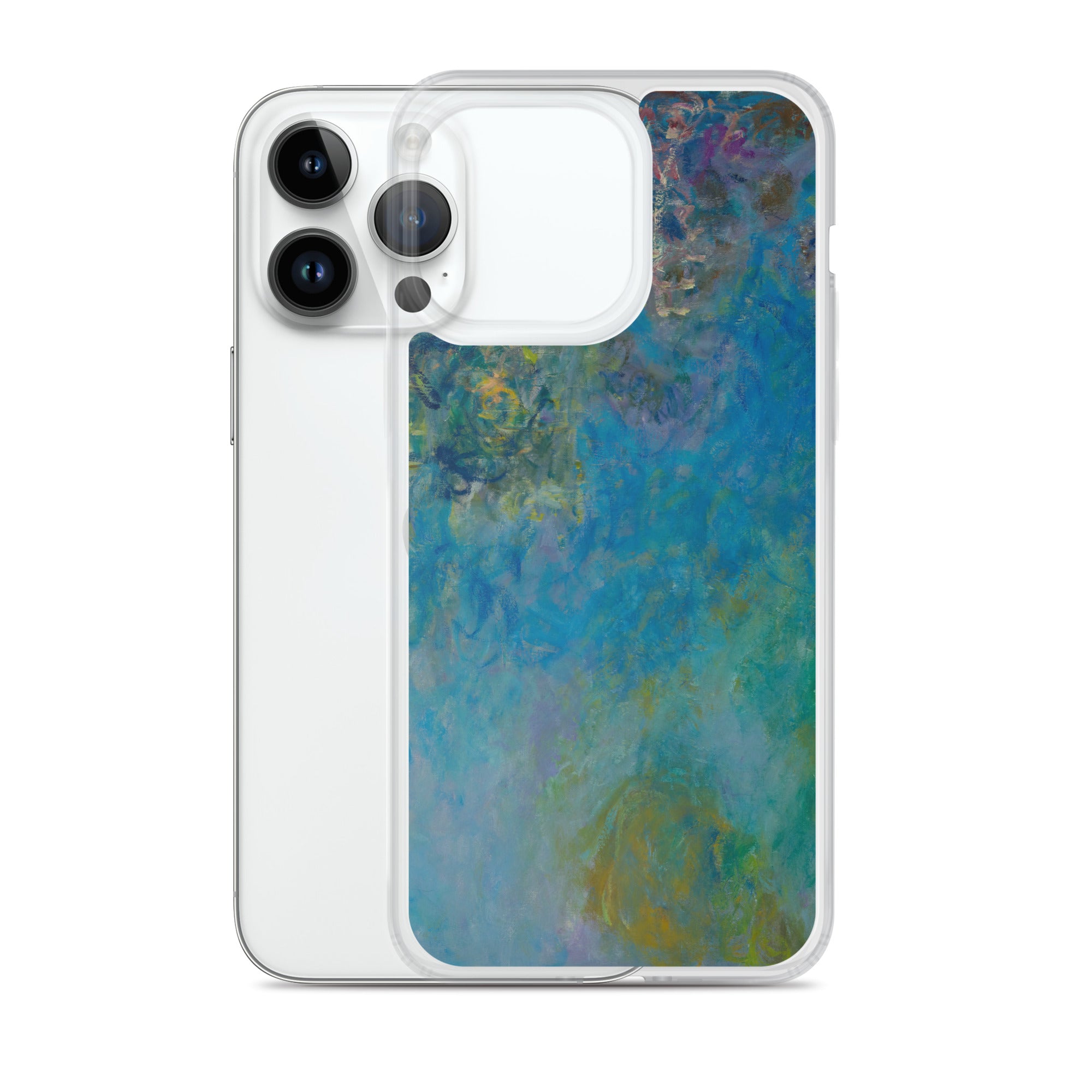 Claude Monet „Wisteria“ Berühmtes Gemälde iPhone® Hülle | Transparente Kunsthülle für iPhone®